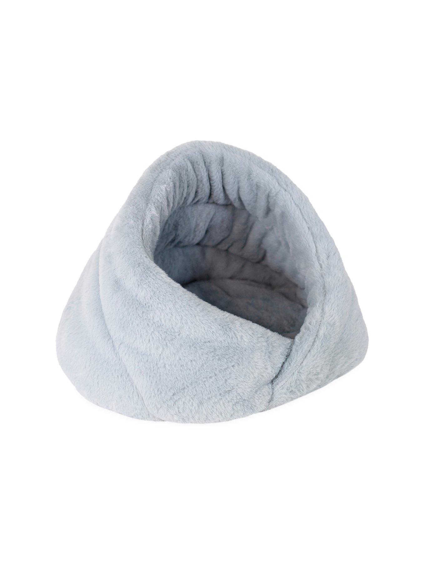 undefined Wrap Hideaway Fur Bed Blue