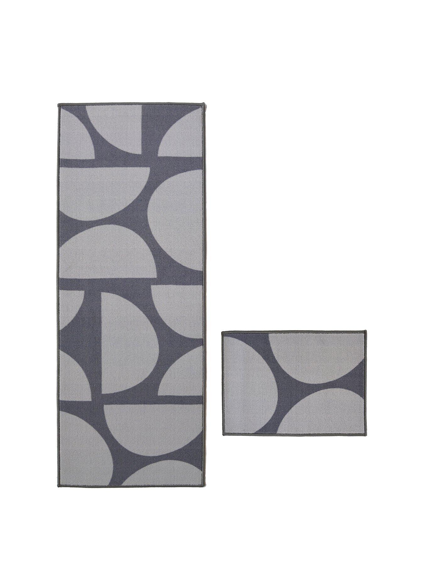  image of very-home-elton-runner-and-doormat-set