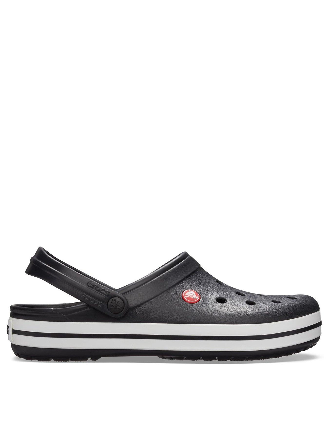 Crocs Men's Crocband Clog Sandal Black Littlewoods
