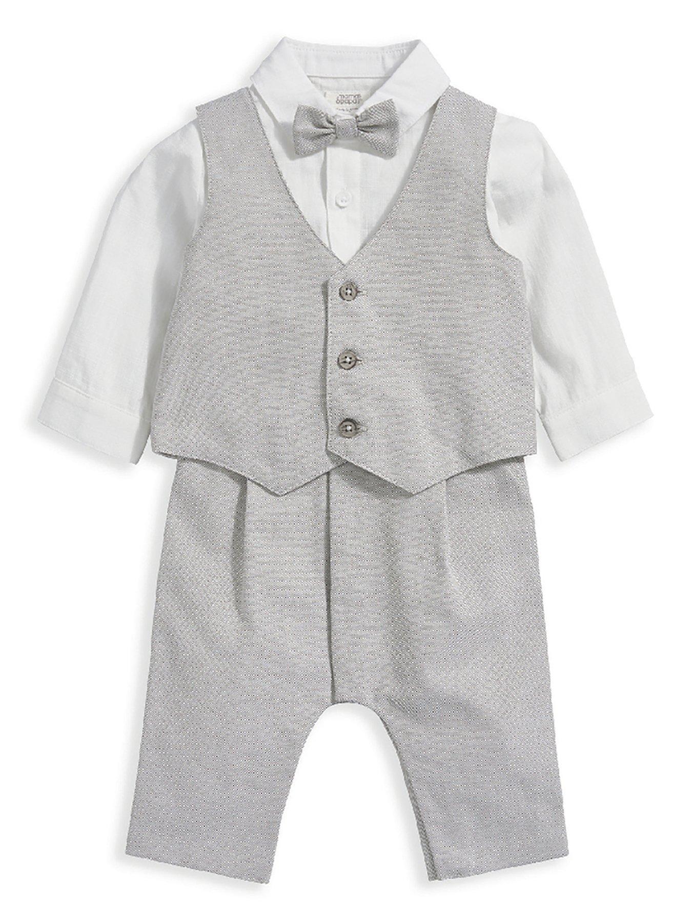 Boys hot sale cream waistcoat