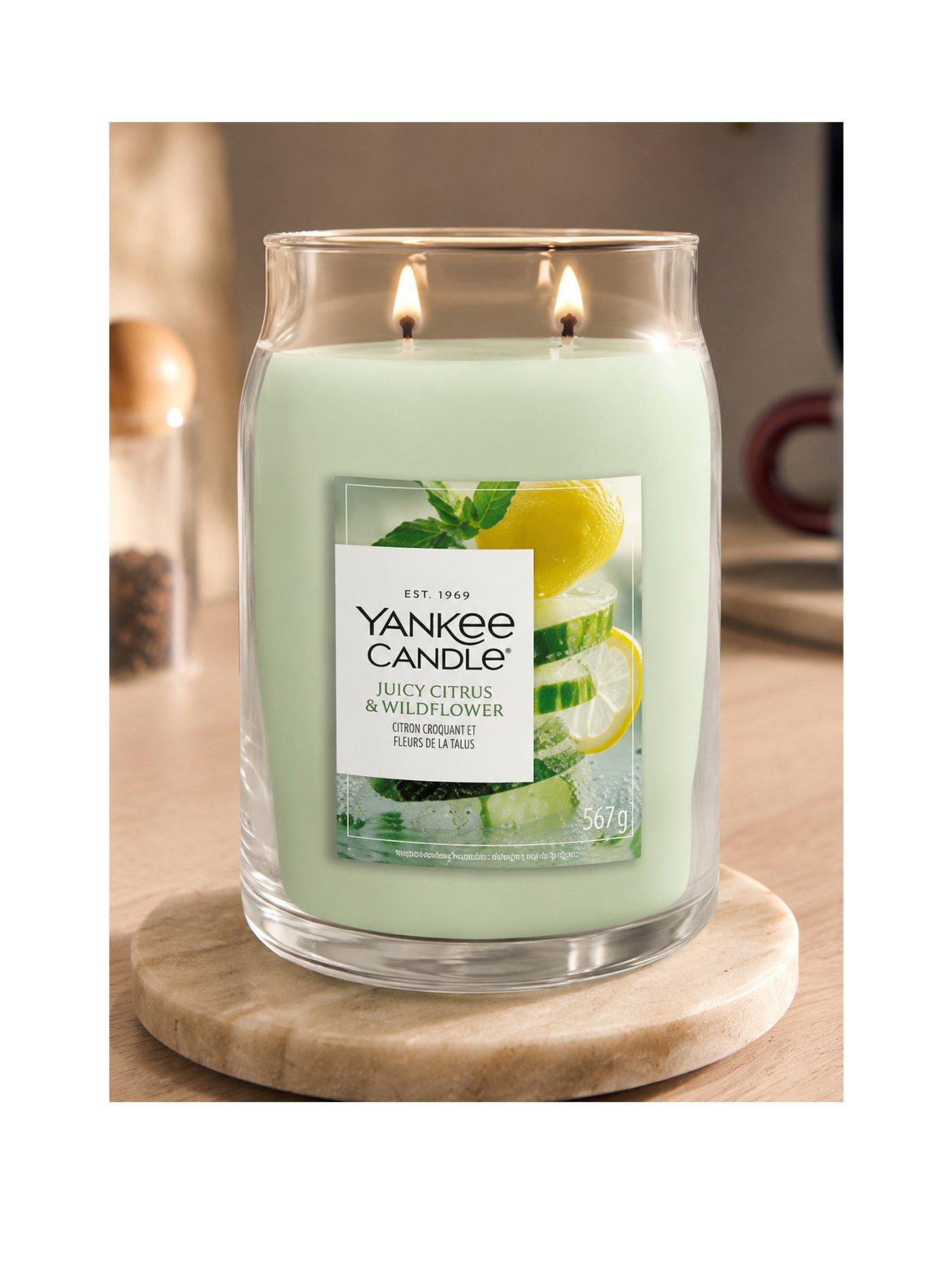 Image 1 of 3 of Yankee Candle Signature Large Jar Candle &ndash; Cucumber Mint Cooler