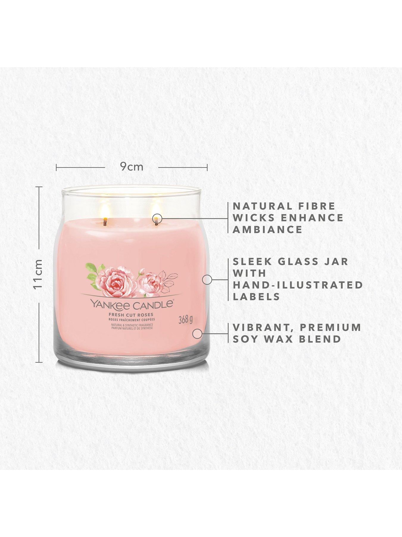  image of yankee-candle-signature-medium-jar-candle-ndash-fresh-cut-roses