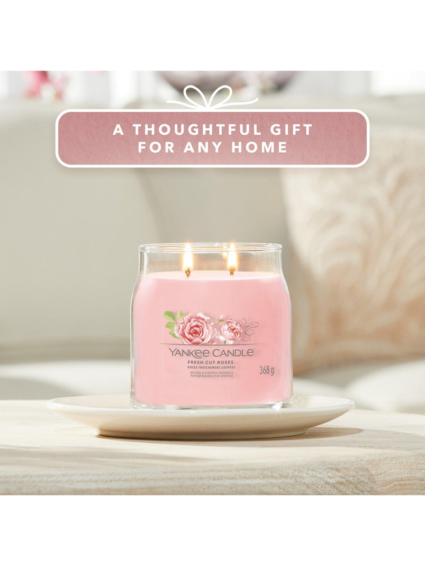  image of yankee-candle-signature-medium-jar-candle-ndash-fresh-cut-roses