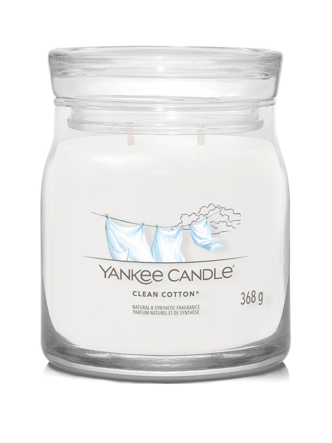 Yankee Candle Signature Medium Jar Candle – Clean Cotton