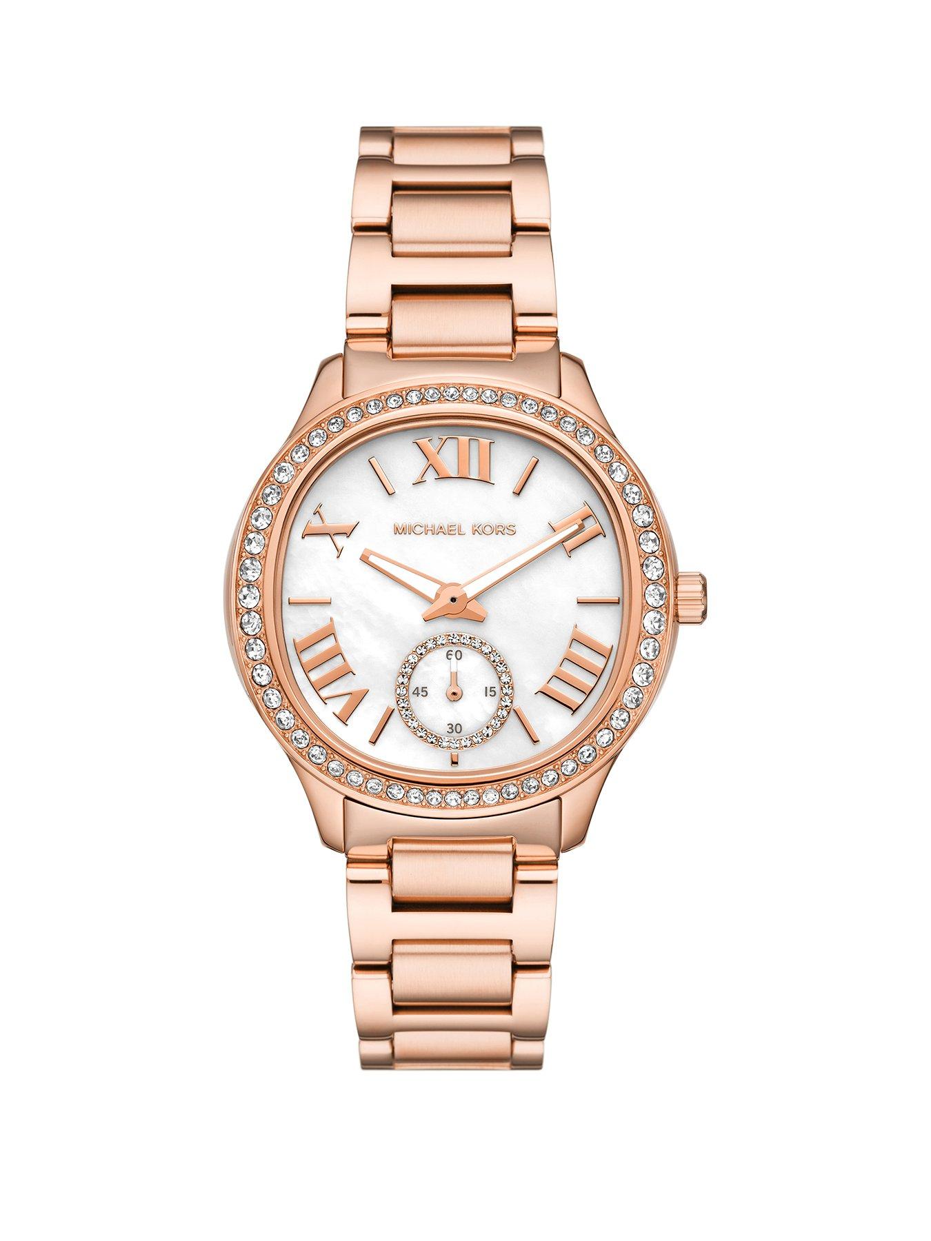 Michael kors watches rose gold sale hotsell