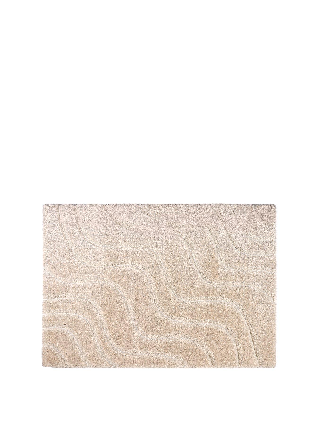stillFront image of the-very-collection-soft-carved-waves-rug