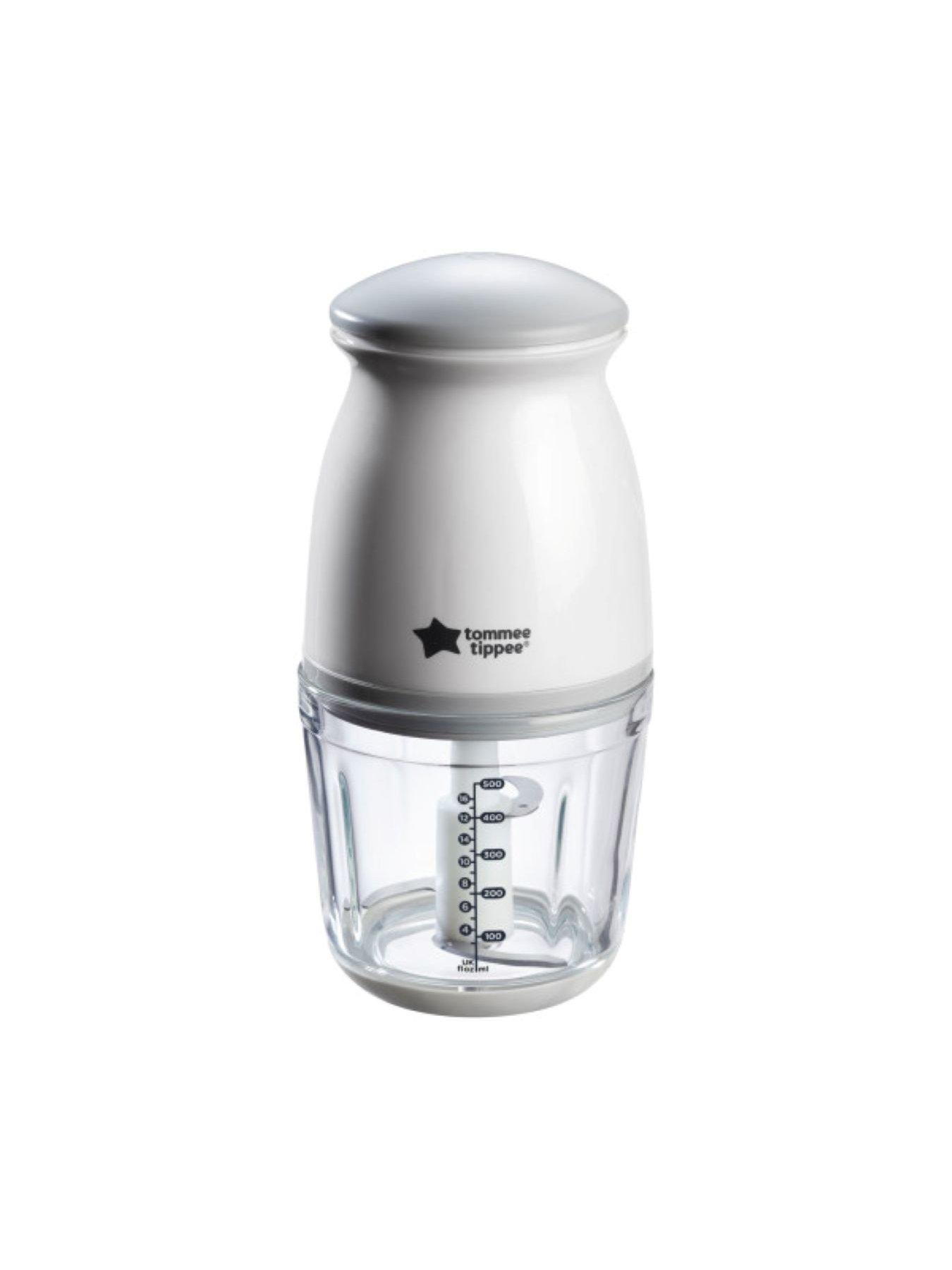 Image 1 of 8 of Tommee Tippee Quick-Chop Mini Baby Food Blender - White