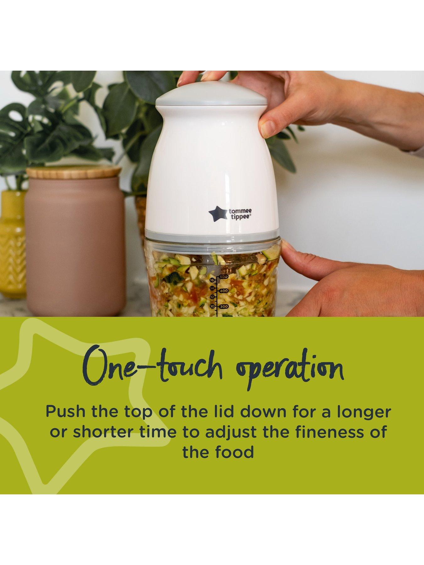  image of tommee-tippee-quick-chop-mini-baby-food-blender-white