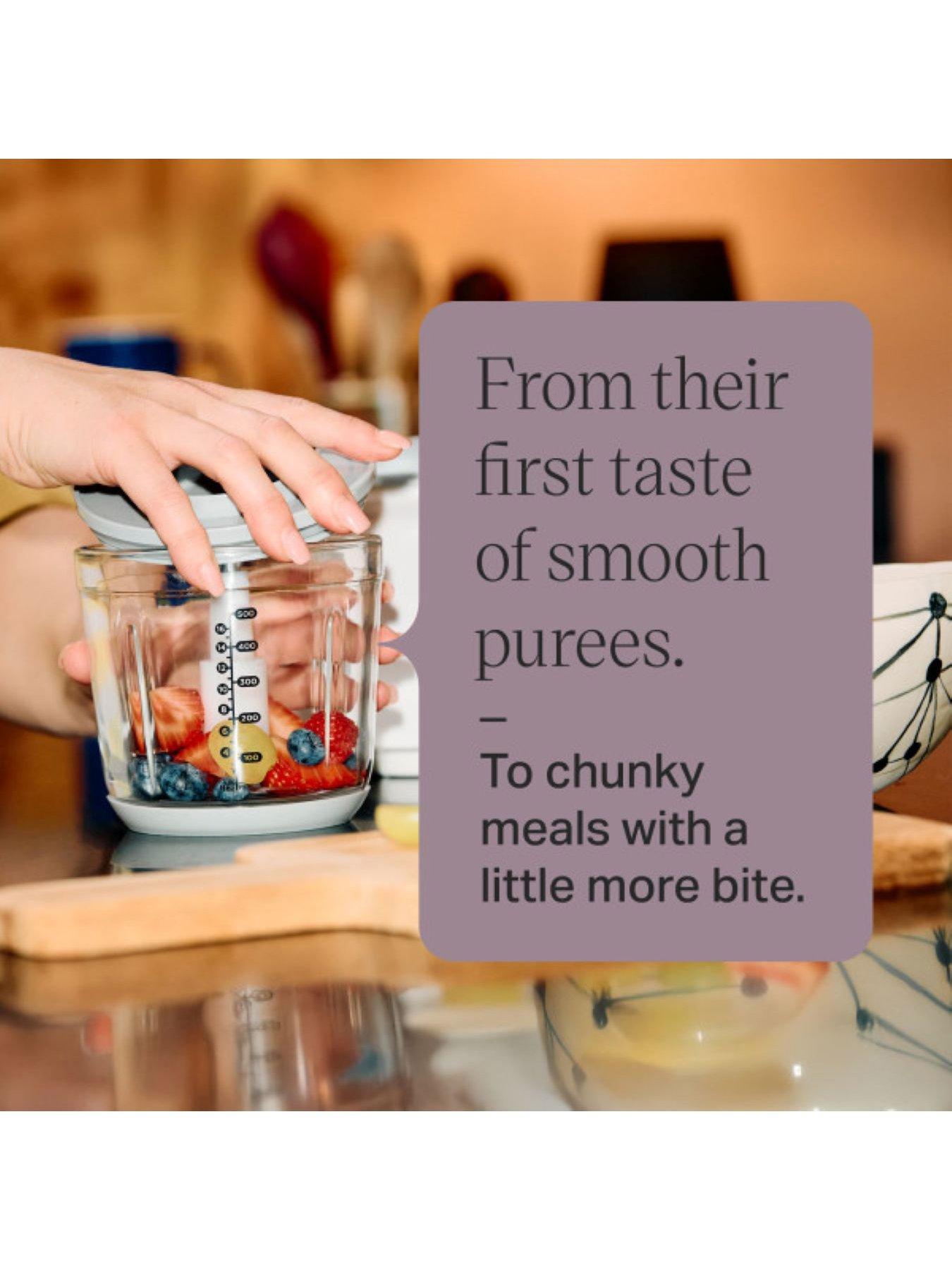 Image 6 of 8 of Tommee Tippee Quick-Chop Mini Baby Food Blender - White