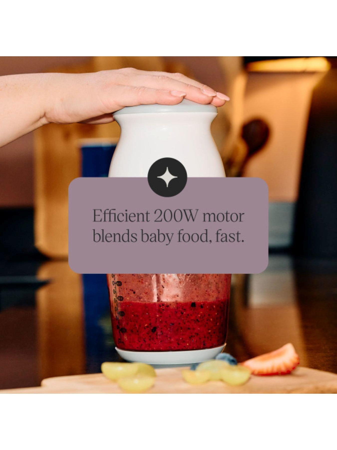 Image 7 of 8 of Tommee Tippee Quick-Chop Mini Baby Food Blender - White