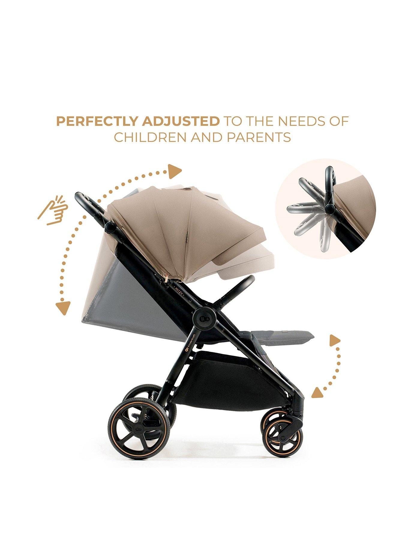  image of kinderkraft-mitzy-stroller-linen-beige