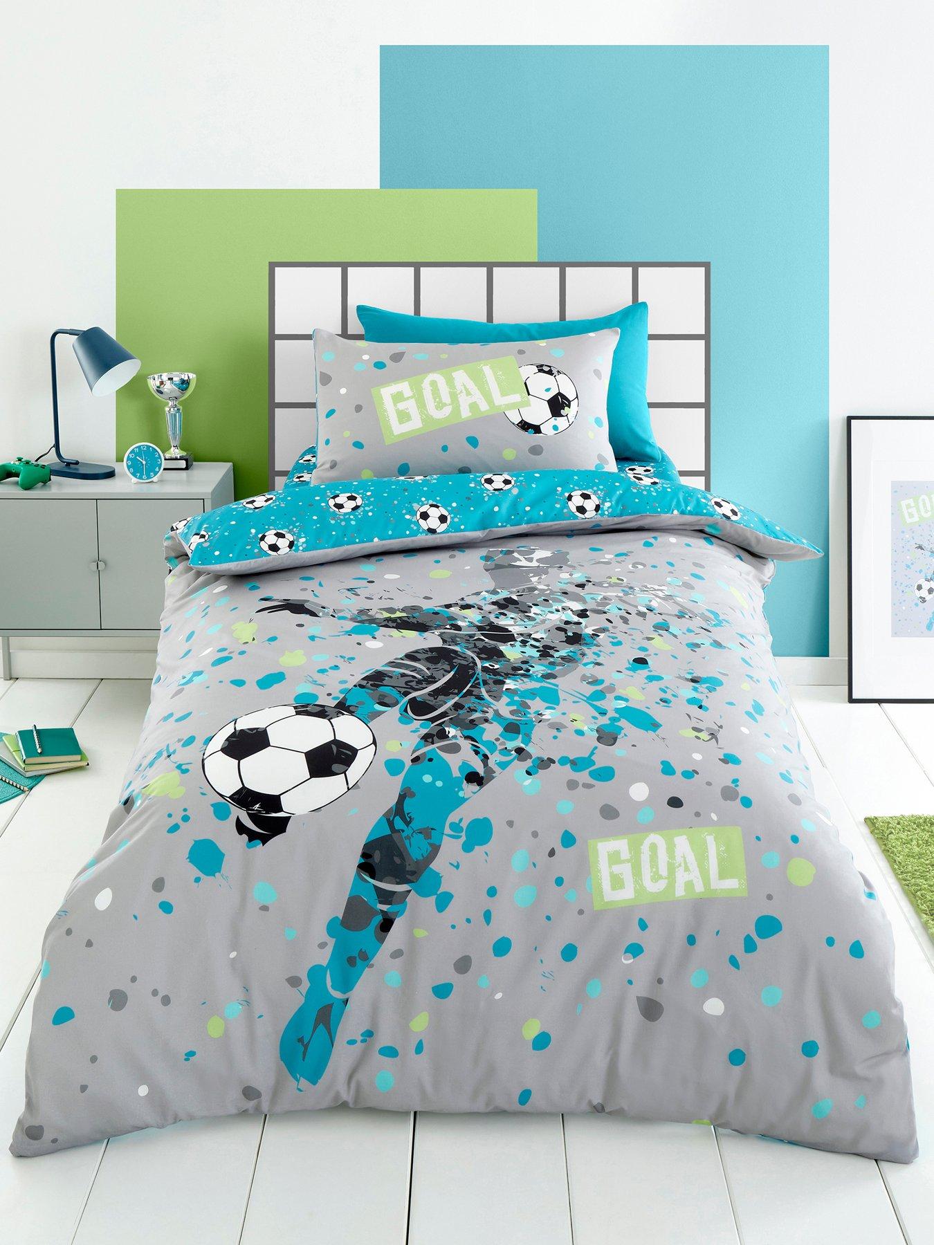 Bedlam Football Goal Duvet Cover Set - Multi