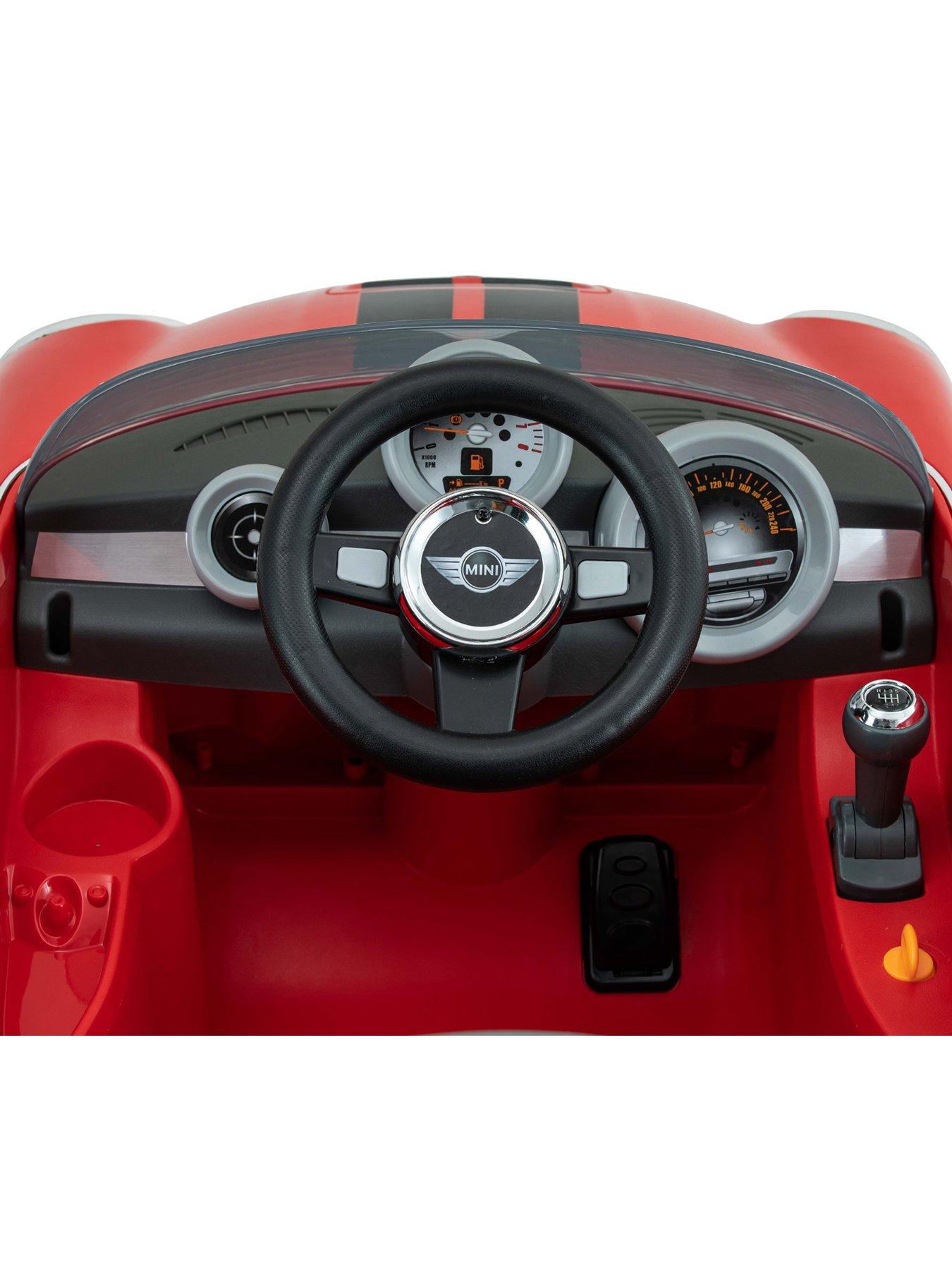  image of mini-cooper-s-roadster-6-volt-ride-onnbspcar-with-remote-control-red