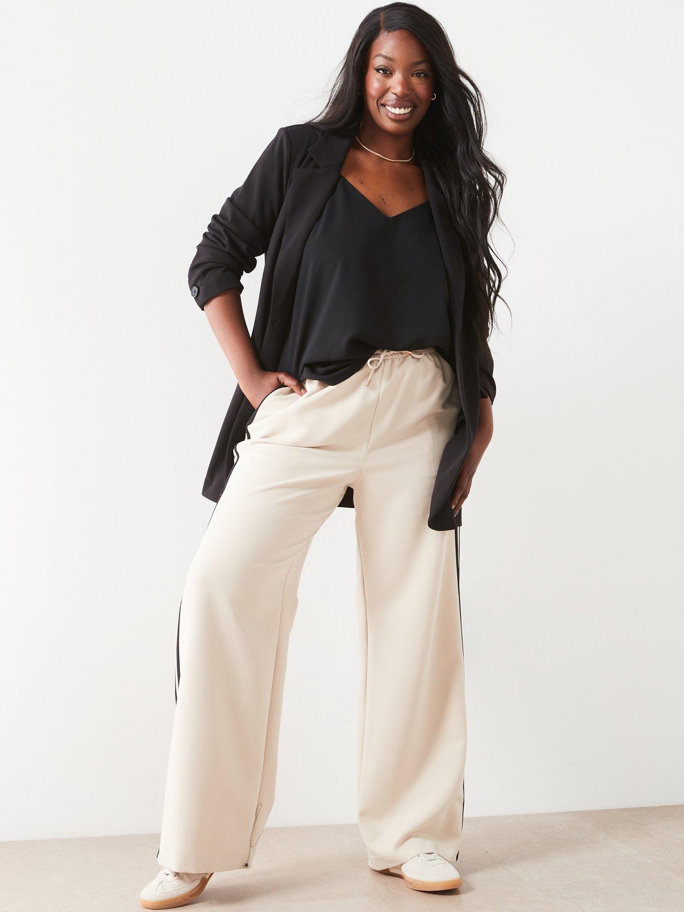  image of the-very-collection-curve-longline-stretch-blazer