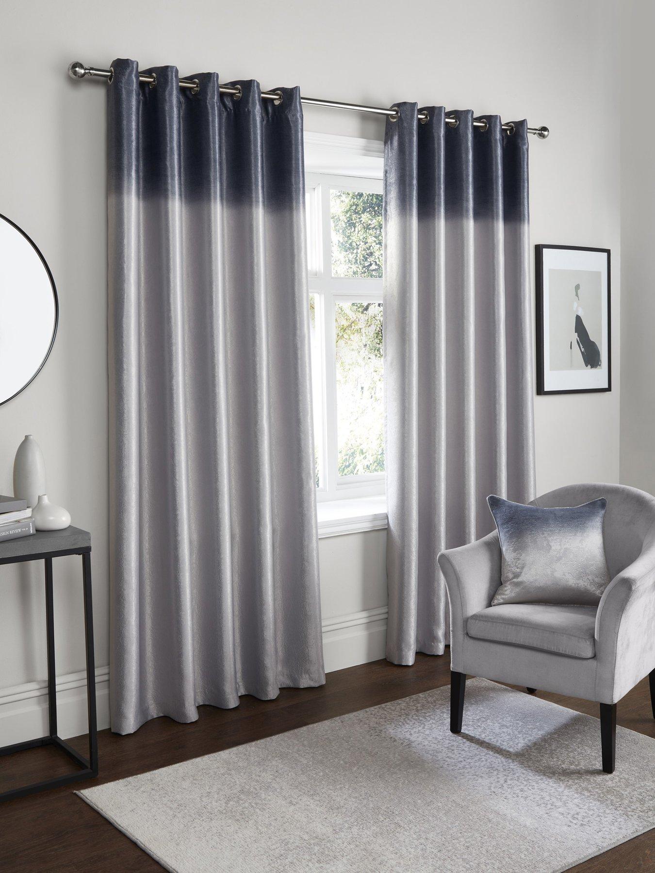 undefined Strata Ombre Dim-Out Eyelet Curtains