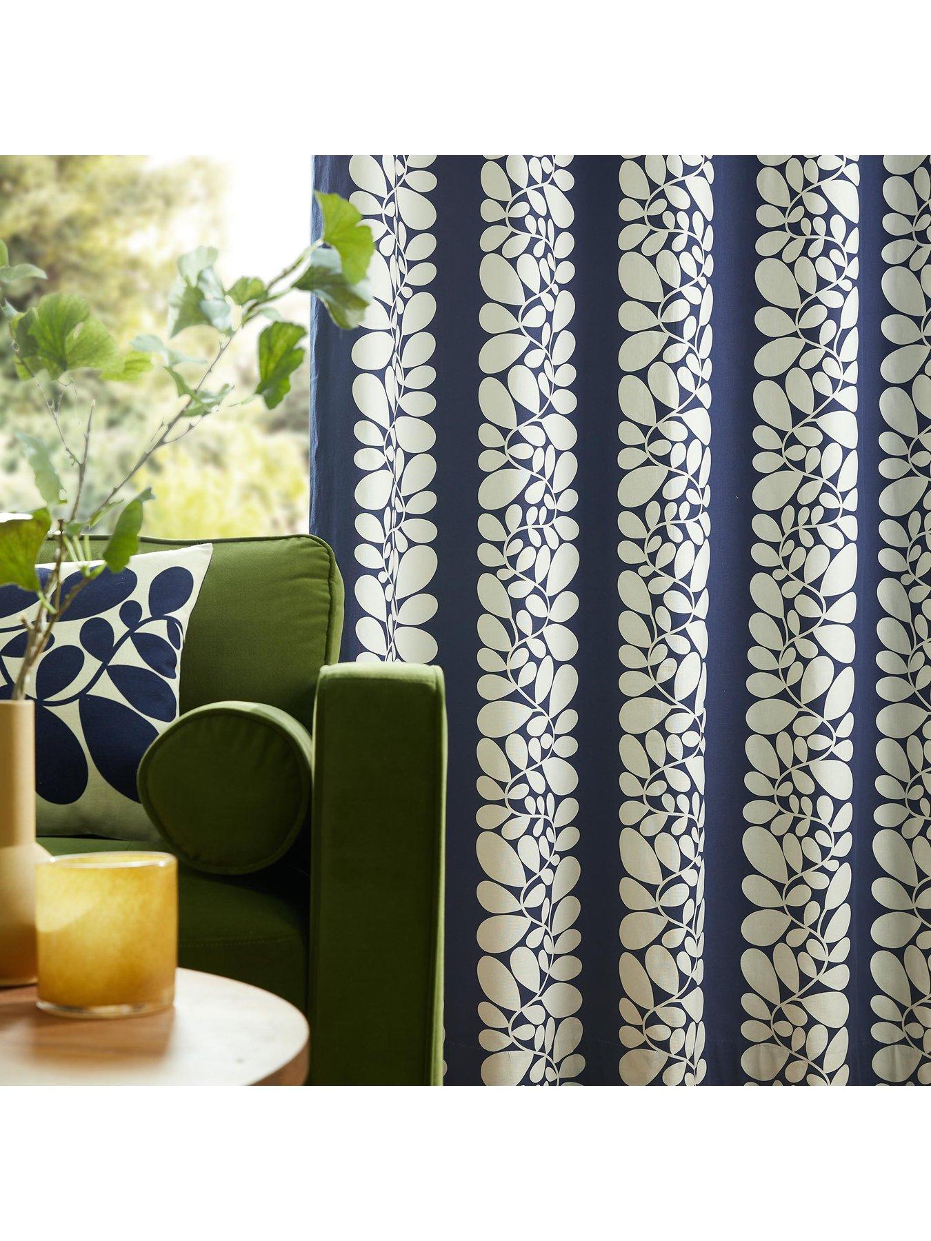 Image 2 of 5 of Orla Kiely Sycamore Stripe Lined Eyelet Curtains