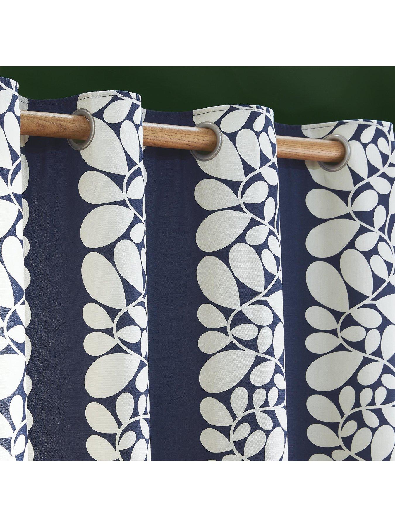 Image 3 of 5 of Orla Kiely Sycamore Stripe Lined Eyelet Curtains