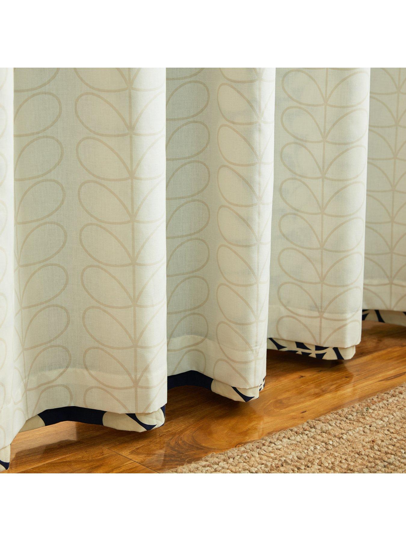 Image 4 of 5 of Orla Kiely Sycamore Stripe Lined Eyelet Curtains