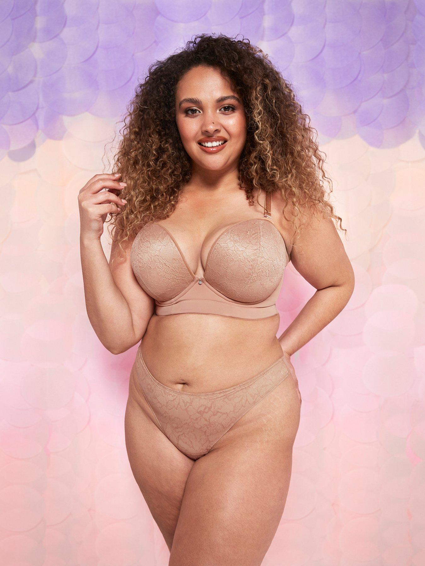  image of curvy-kate-hey-girls-superplunge-strapless-bra-latte
