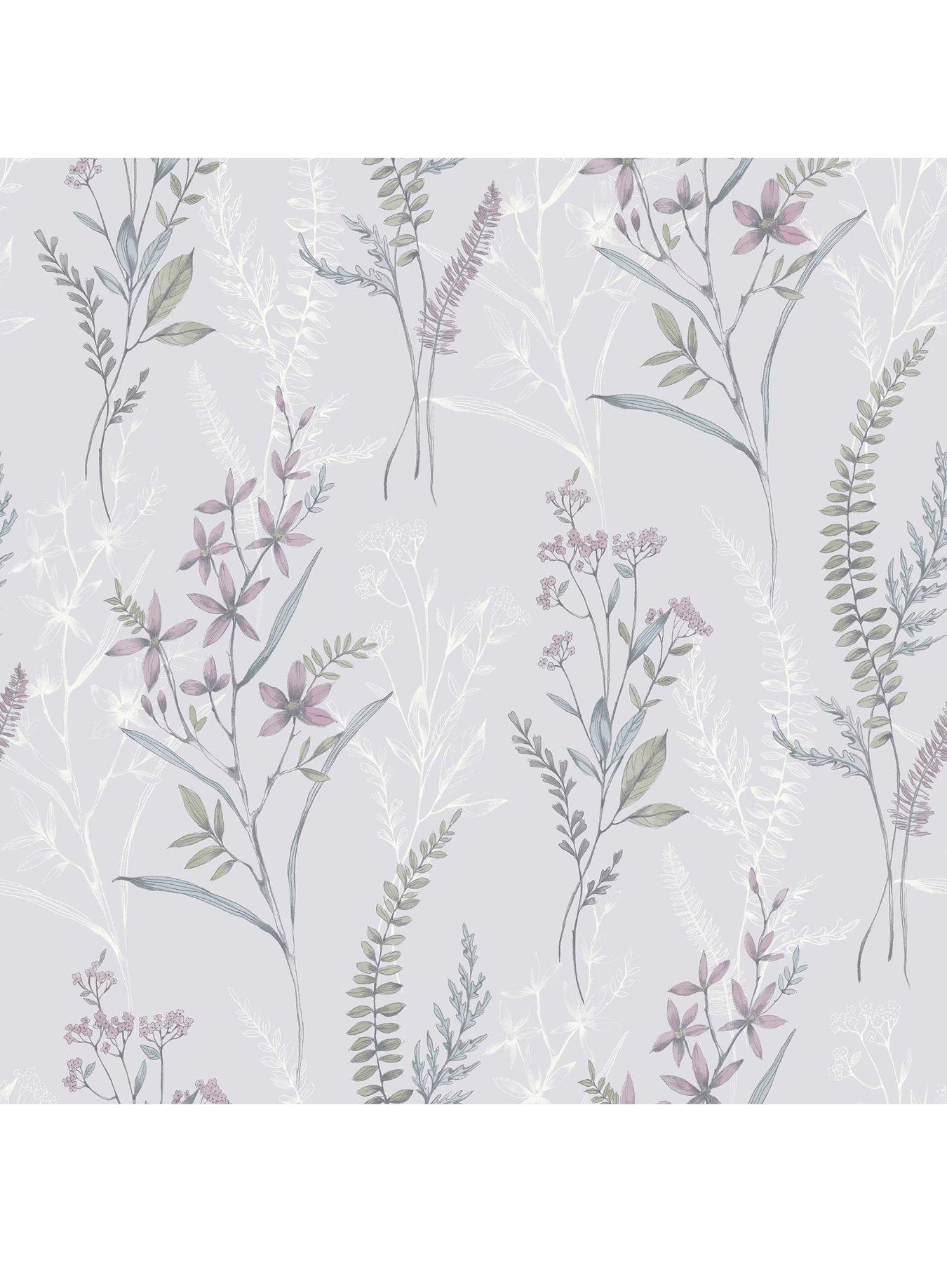  image of fresco-jasmine-mauve-wallpaper