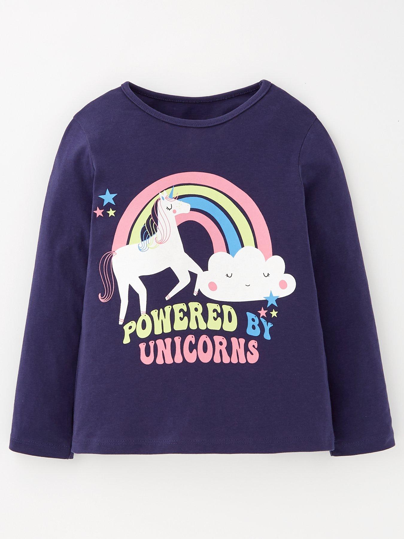 Little M Long Sleeve T-Shirt Love Rainbow Unicorn