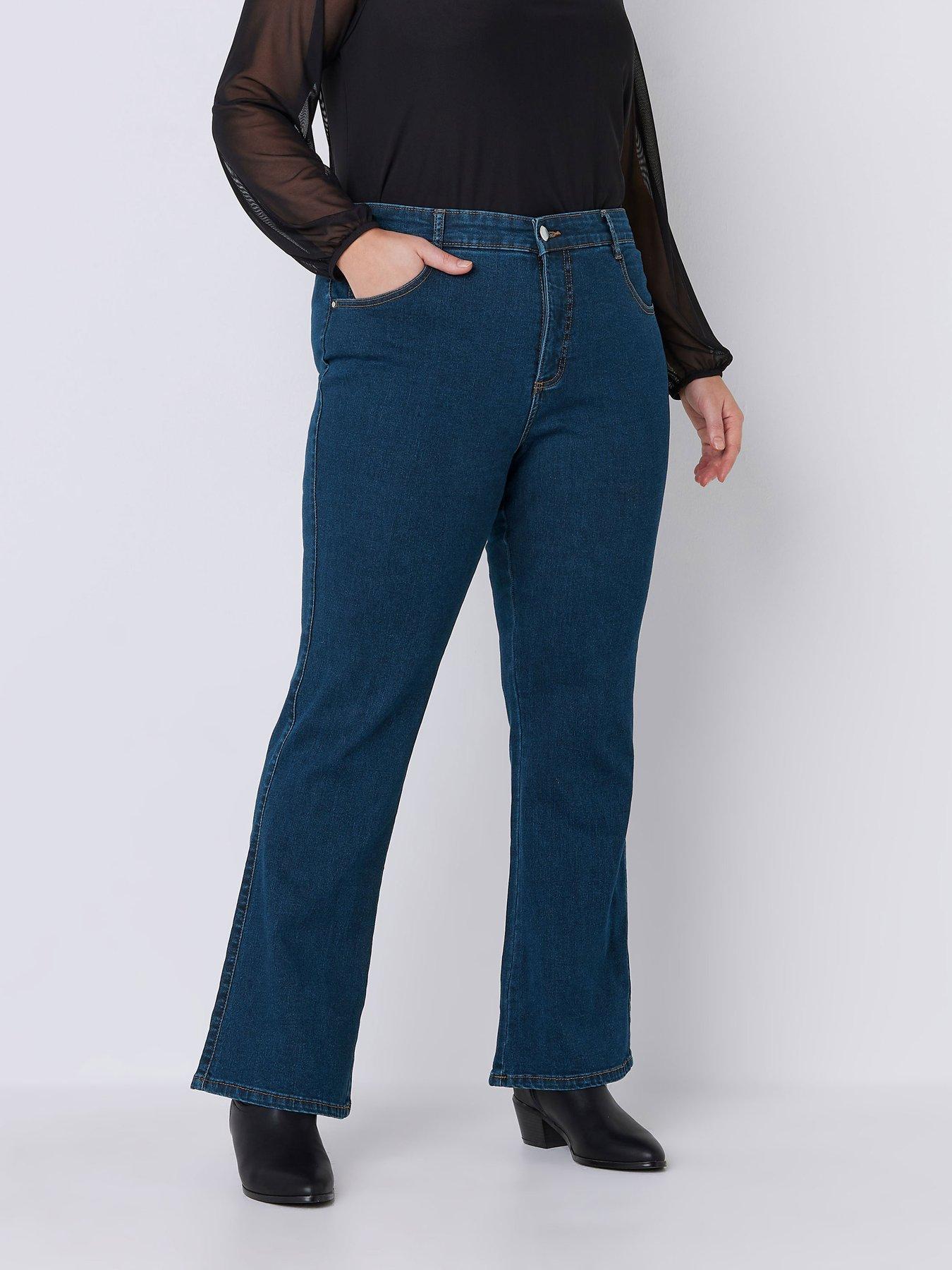 undefined Curve Fit Indigo Bootcut Jean