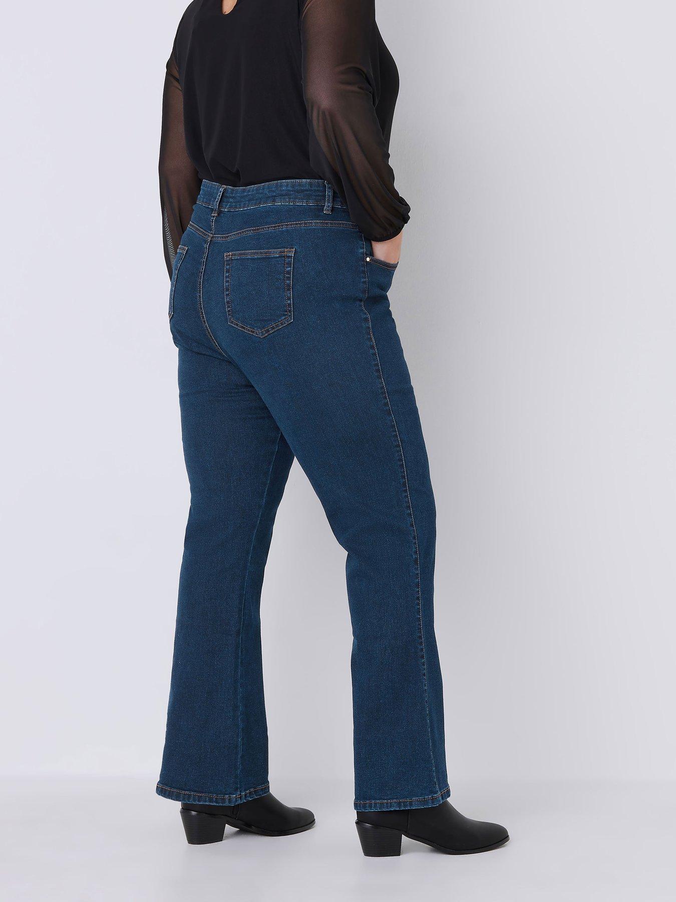 Evans Curve Fit Indigo Bootcut Jean littlewoods