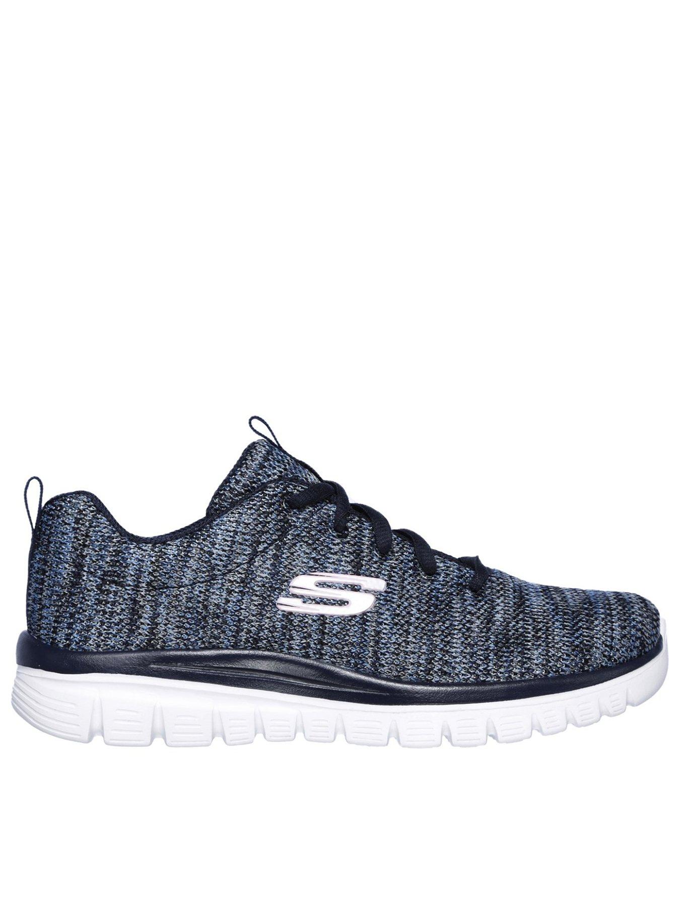 Skechers on sale flat knit