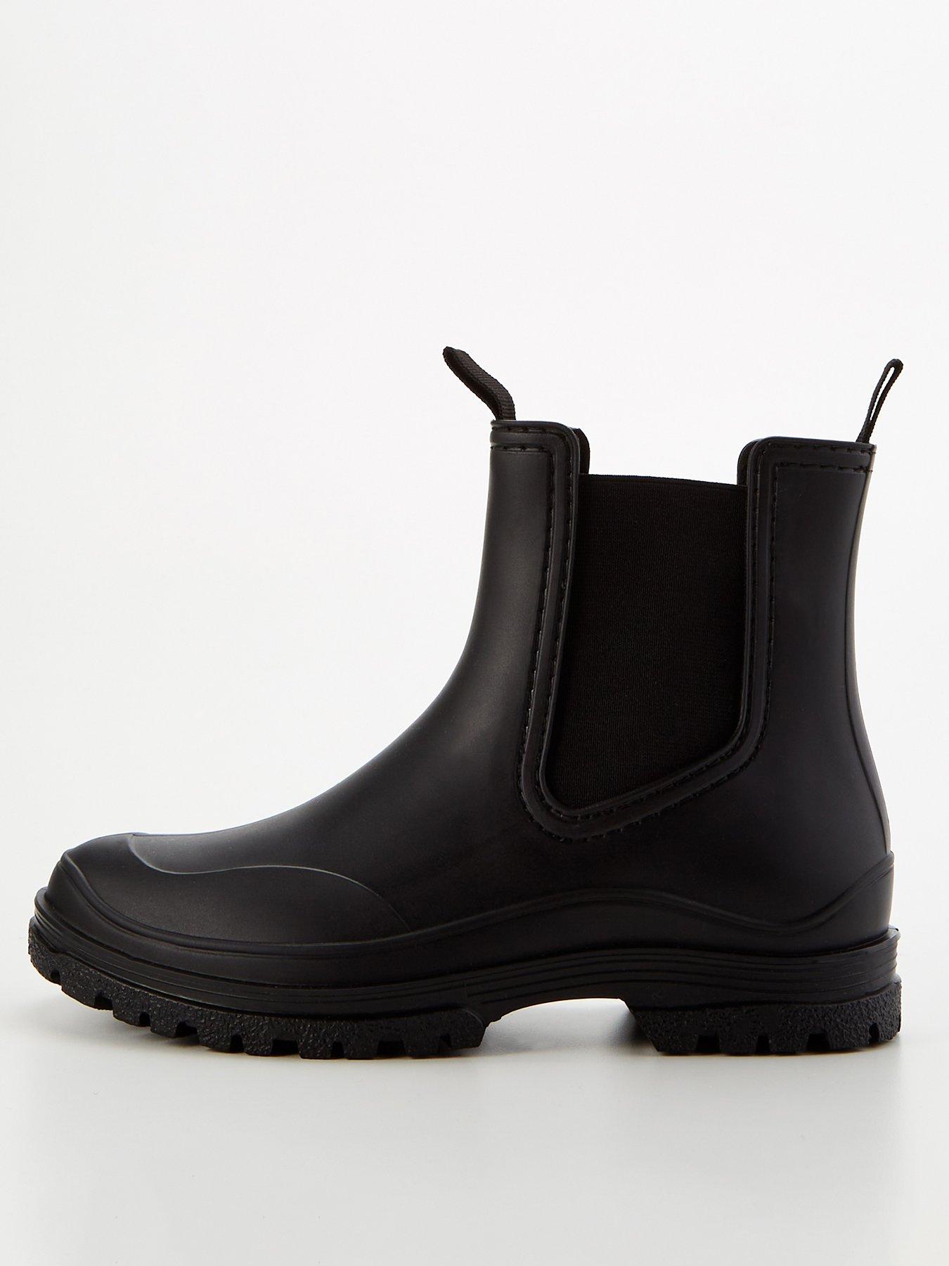 undefined Chunky Ankle Wellie - Black