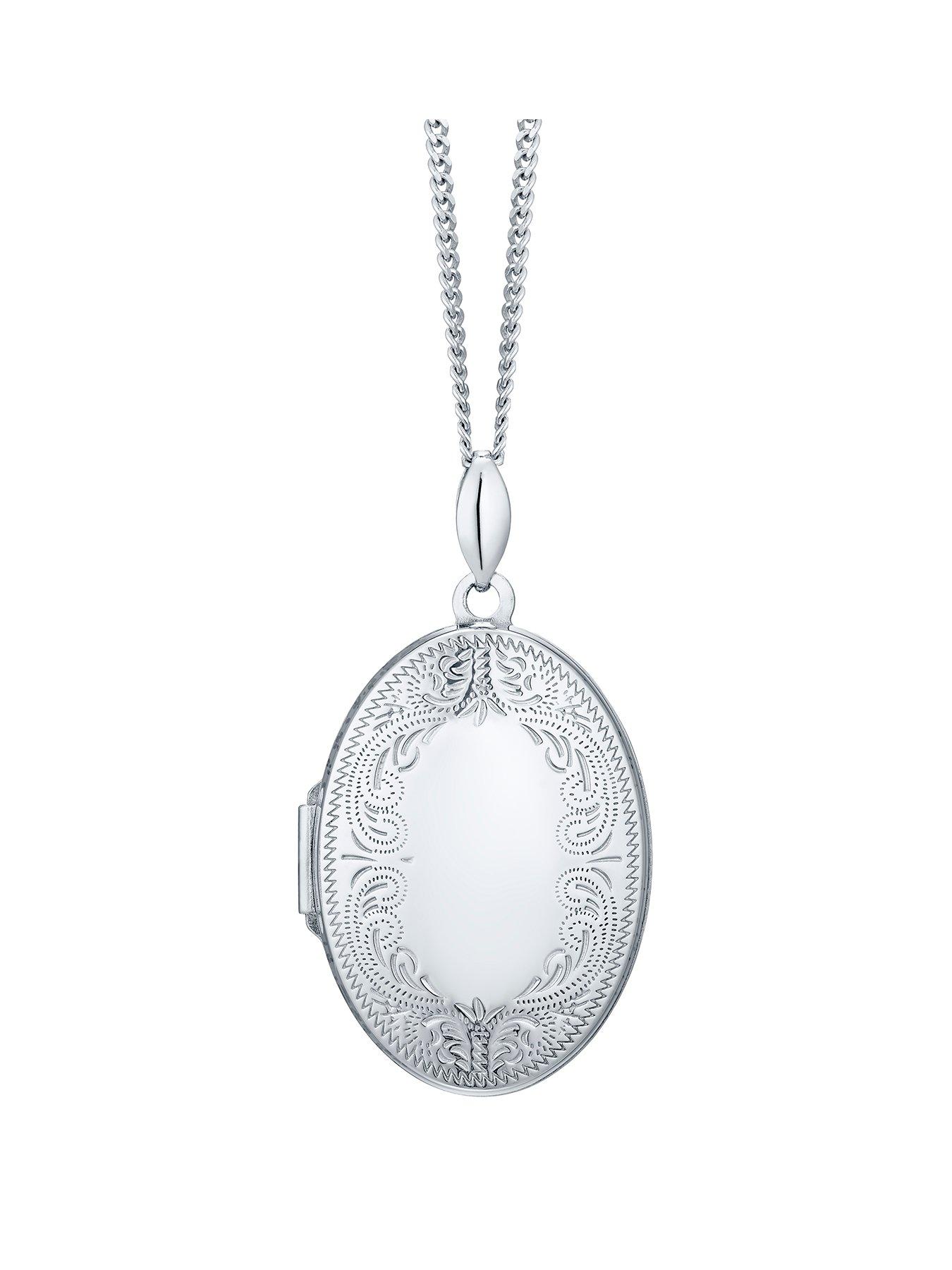 ernest-jones-sterling-silver-20-inch-chain-oval-locket