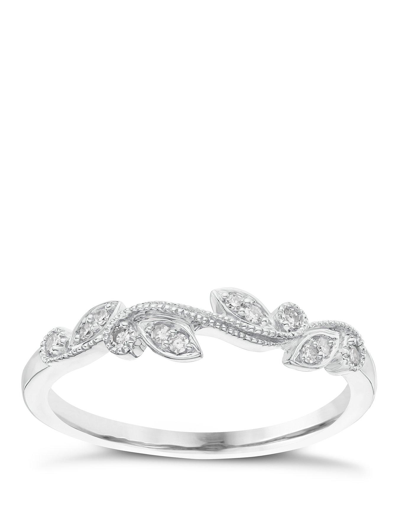 Ernest Jones 9ct White Gold Diamond Engagement Ring
