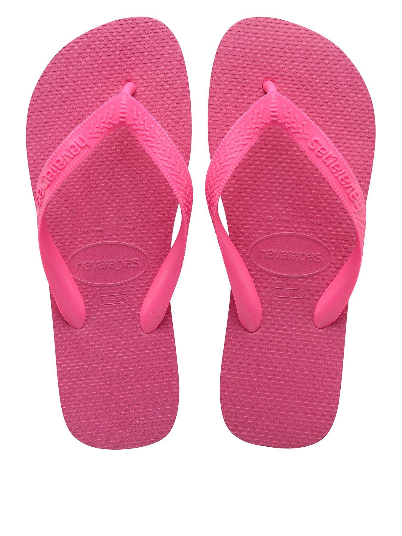 Havaianas Top Flip Flops - Pink Flux | littlewoods.com