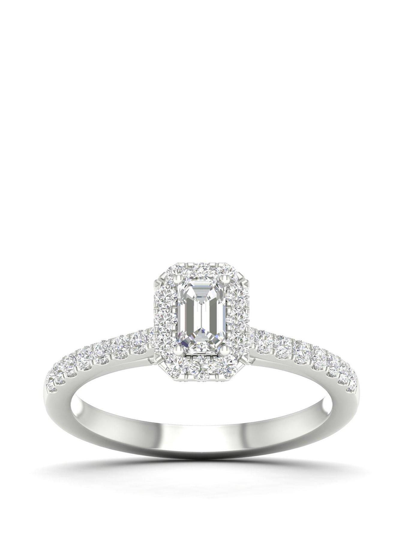 Diamond Ring Set Ernest Jones Platinum Wedding Ring White Gold