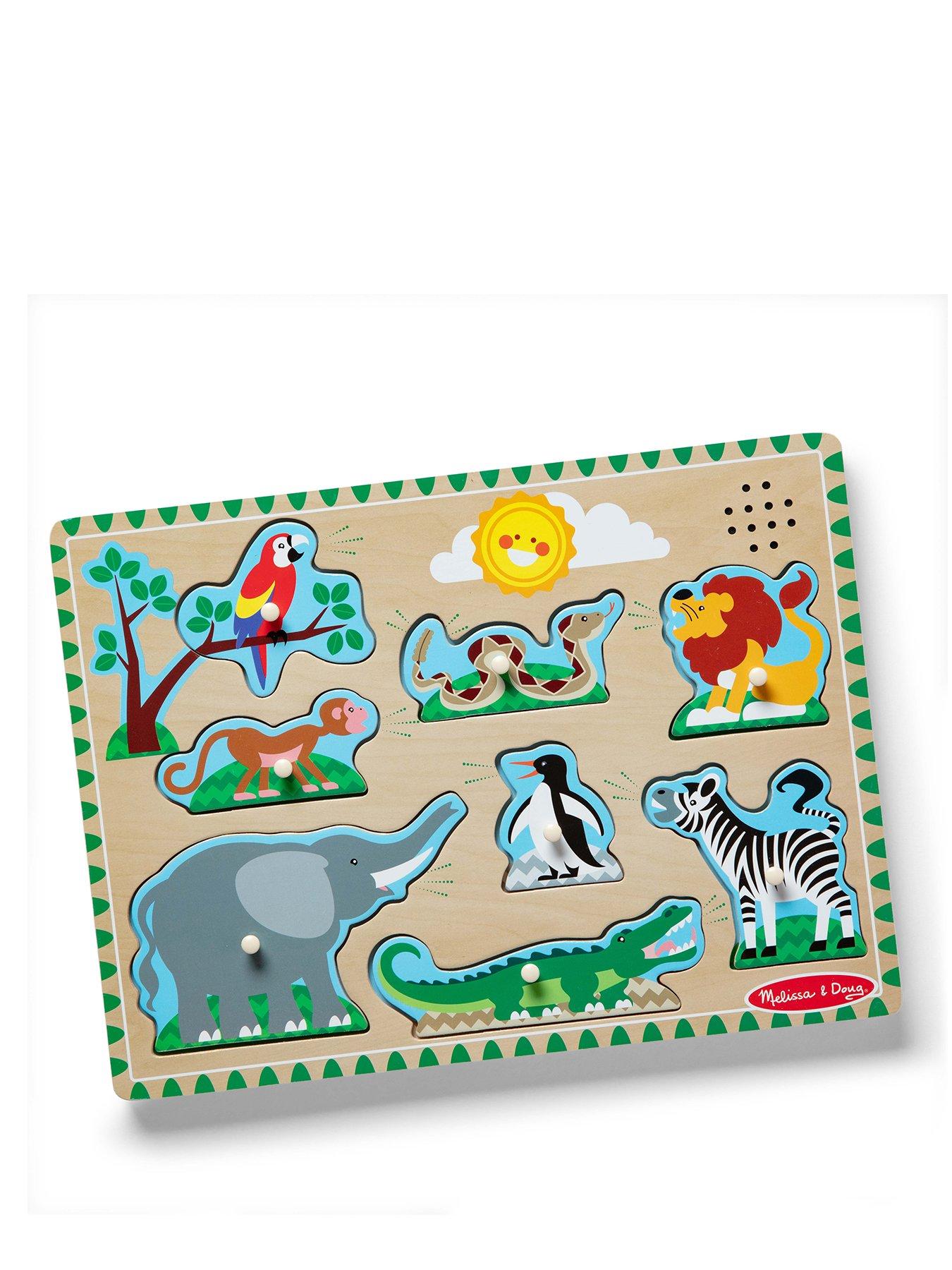 Melissa & Doug Zoo Animals Sound Puzzle