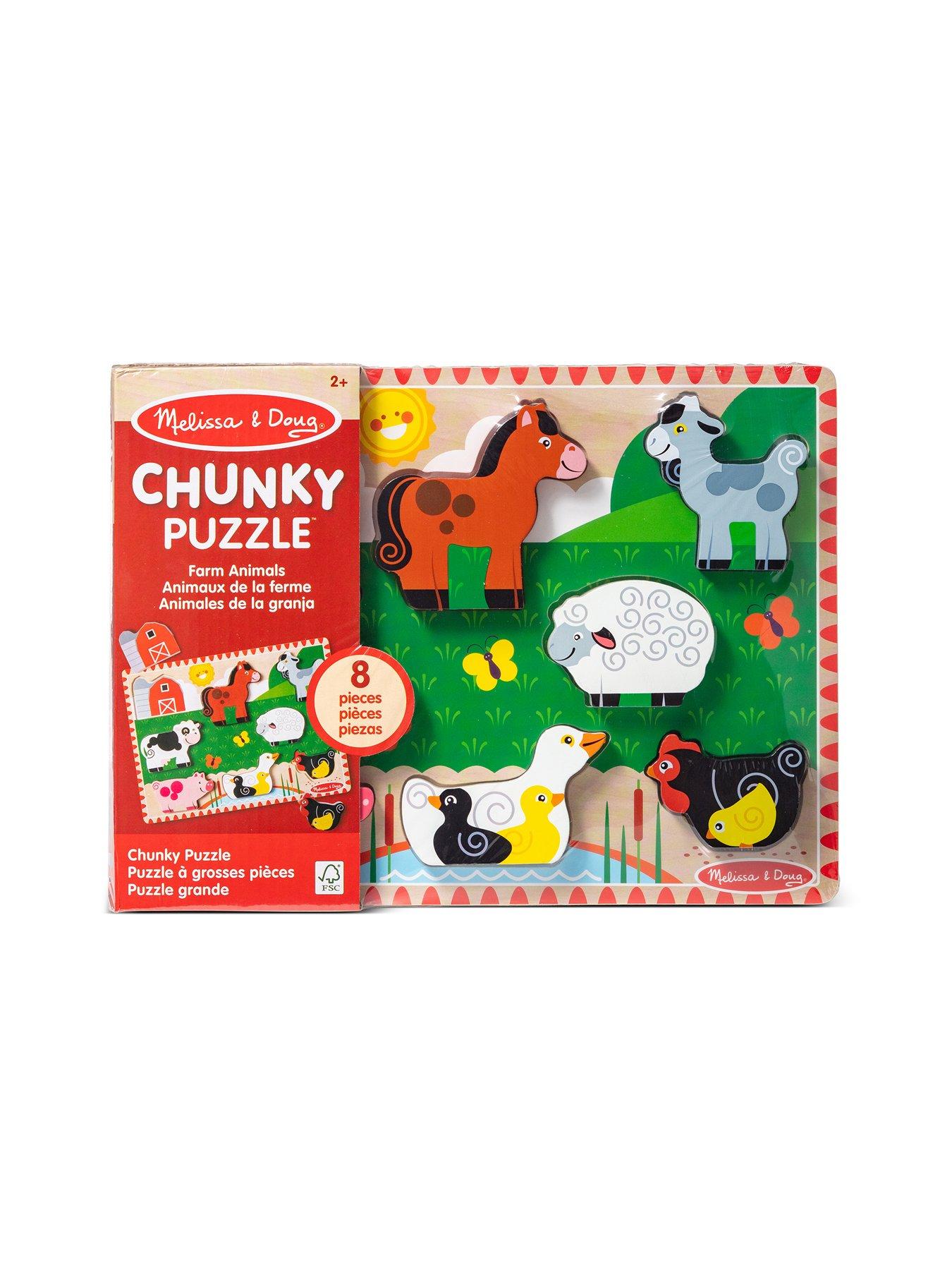Image 2 of 8 of Melissa & Doug Farm Chunky Puzzle