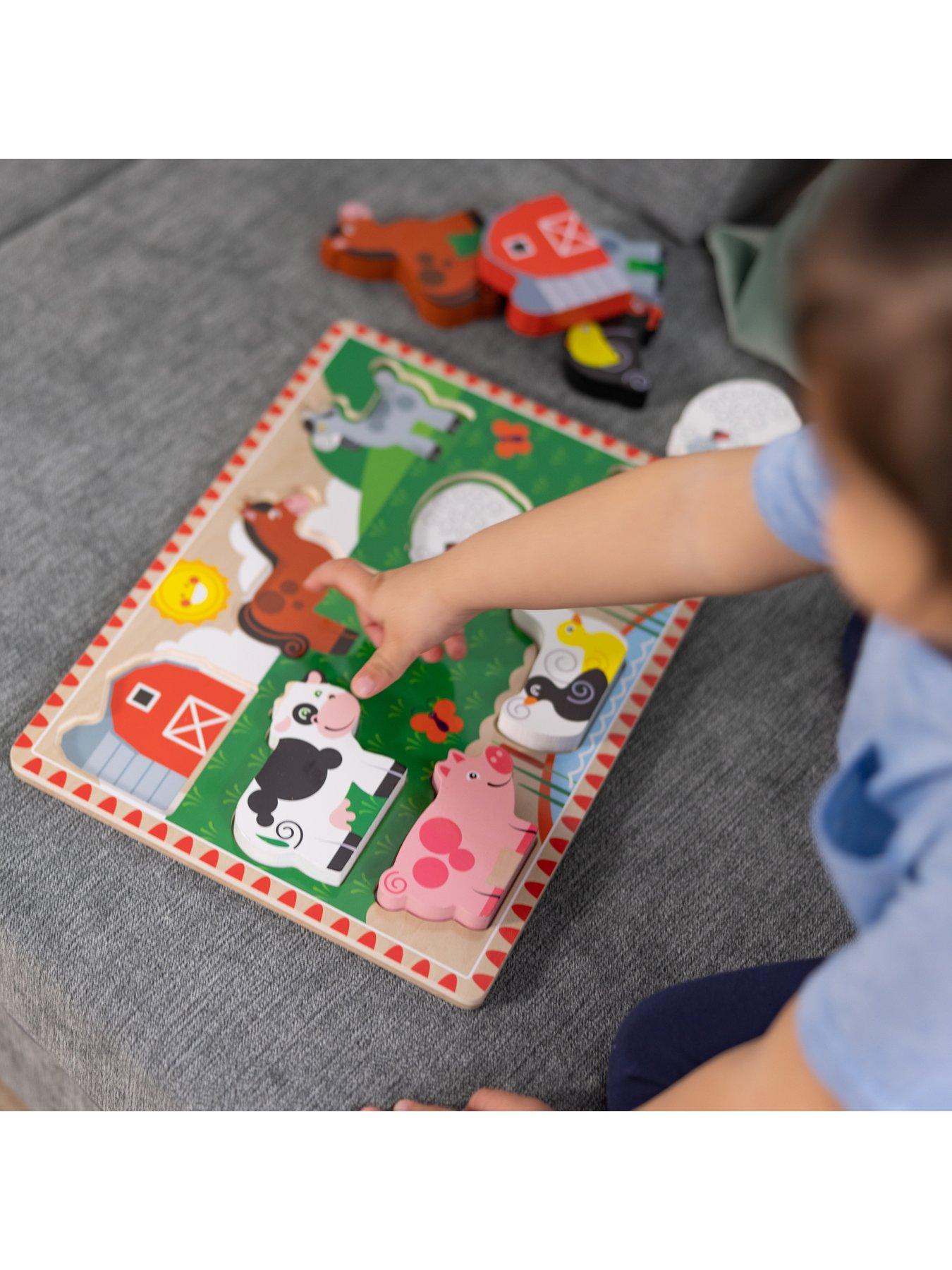 Image 5 of 8 of Melissa & Doug Farm Chunky Puzzle