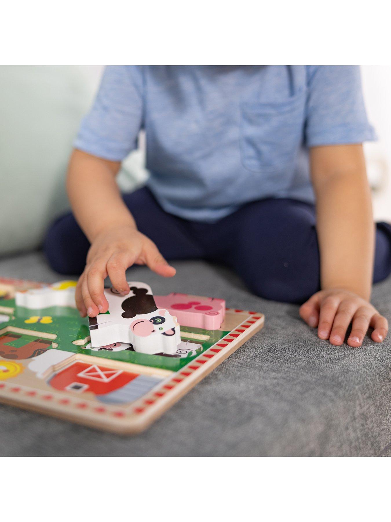 Image 6 of 8 of Melissa & Doug Farm Chunky Puzzle