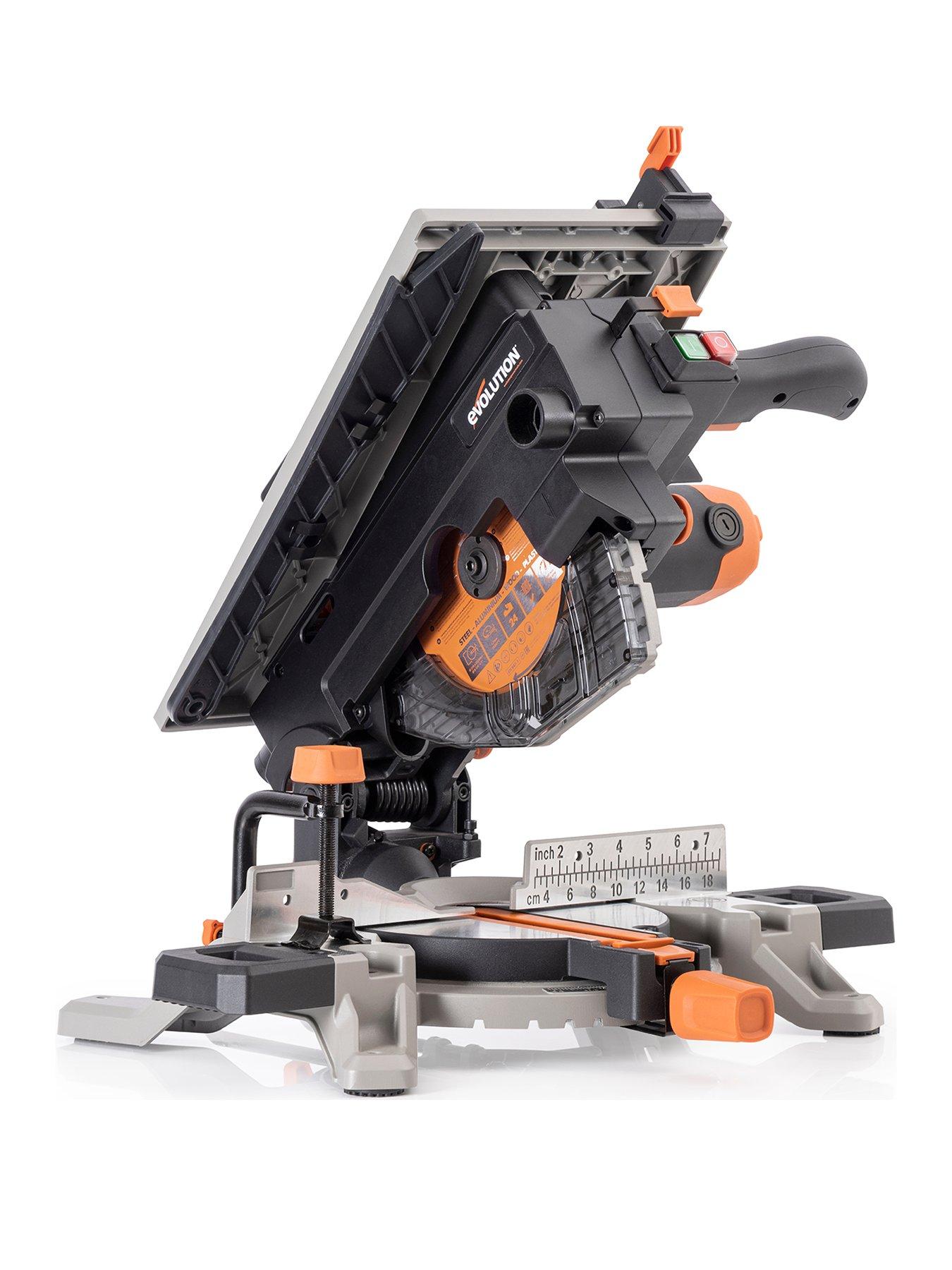 Evolution R210MTS - 210mm Multi-Material Table Mitre Saw