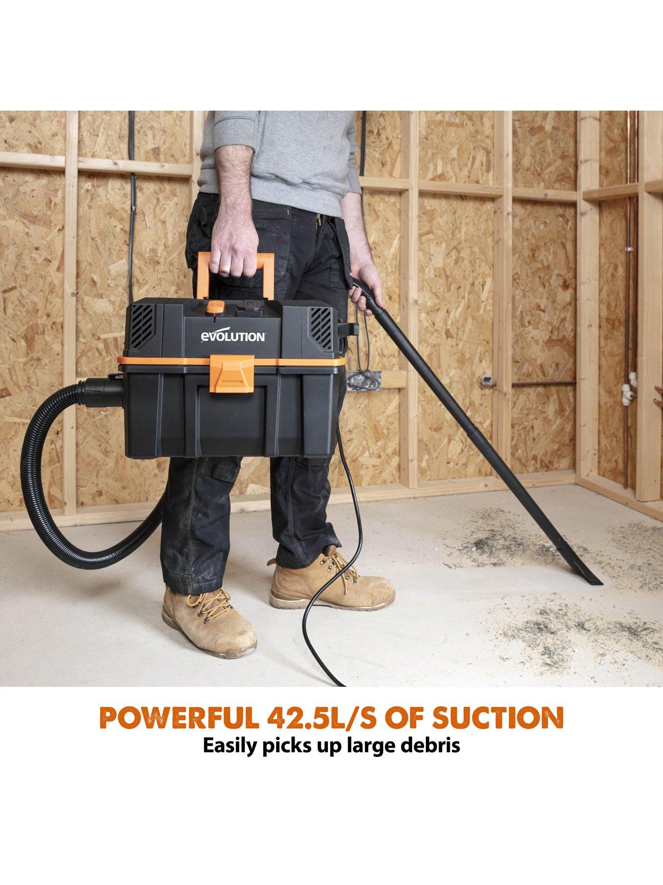  image of evolution-corded-wet-amp-dry-vaccum-with-power-take-off-230v-r15vac