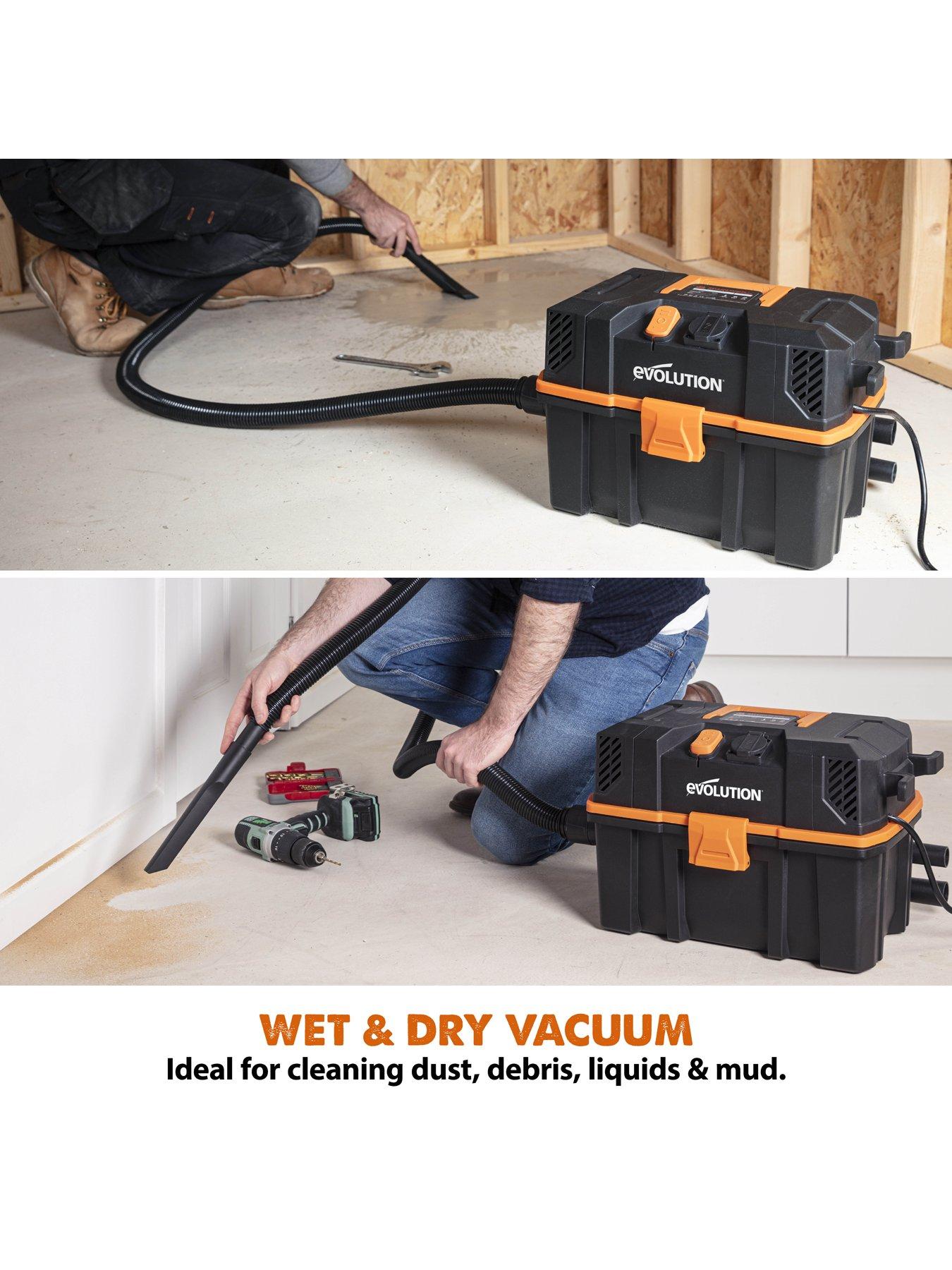  image of evolution-corded-wet-amp-dry-vaccum-with-power-take-off-230v-r15vac