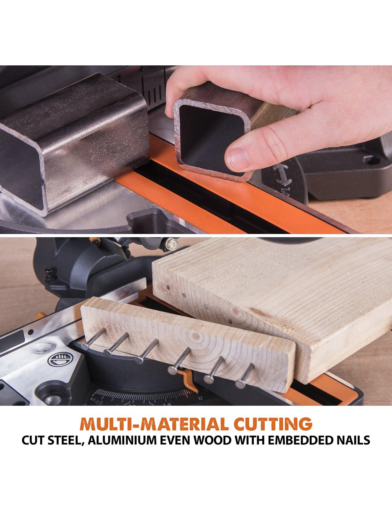 Image 4 of 7 of Evolution R210SMS+ 210mm Sliding Mitre Saw
