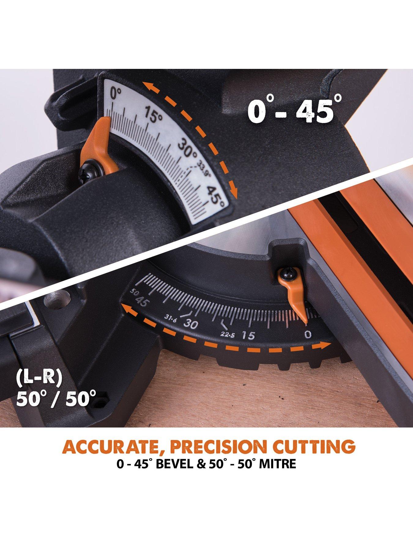 Image 5 of 7 of Evolution R210SMS+ 210mm Sliding Mitre Saw