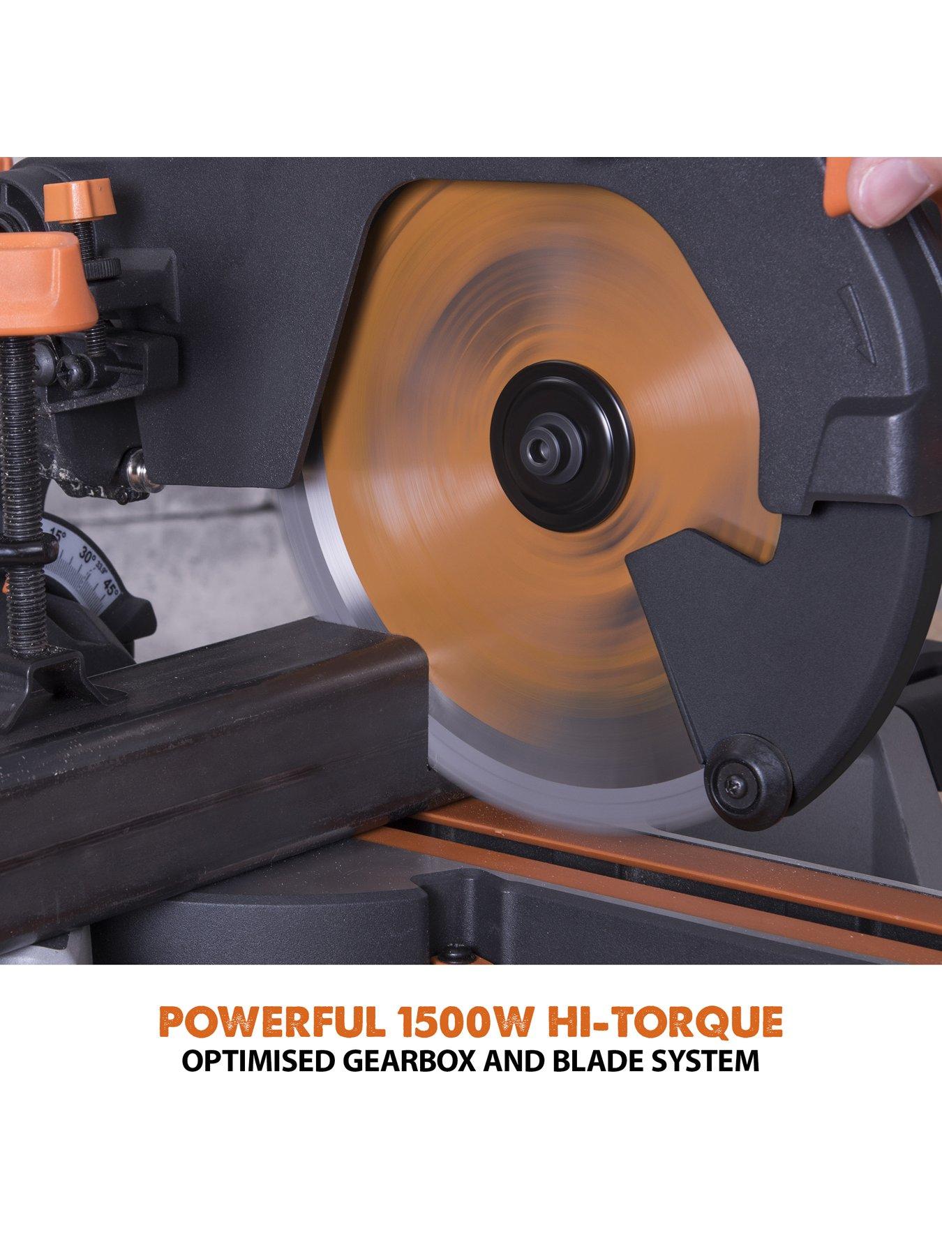 Image 6 of 7 of Evolution R210SMS+ 210mm Sliding Mitre Saw