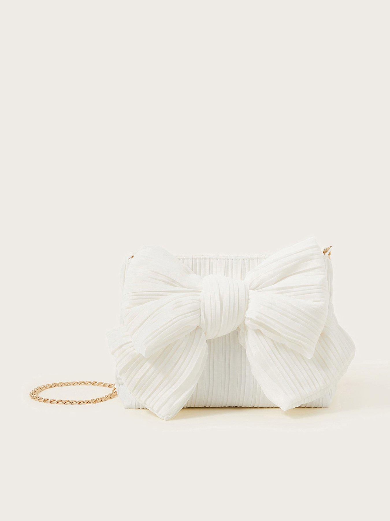 Monsoon Pleat Bow Bag - Rpt