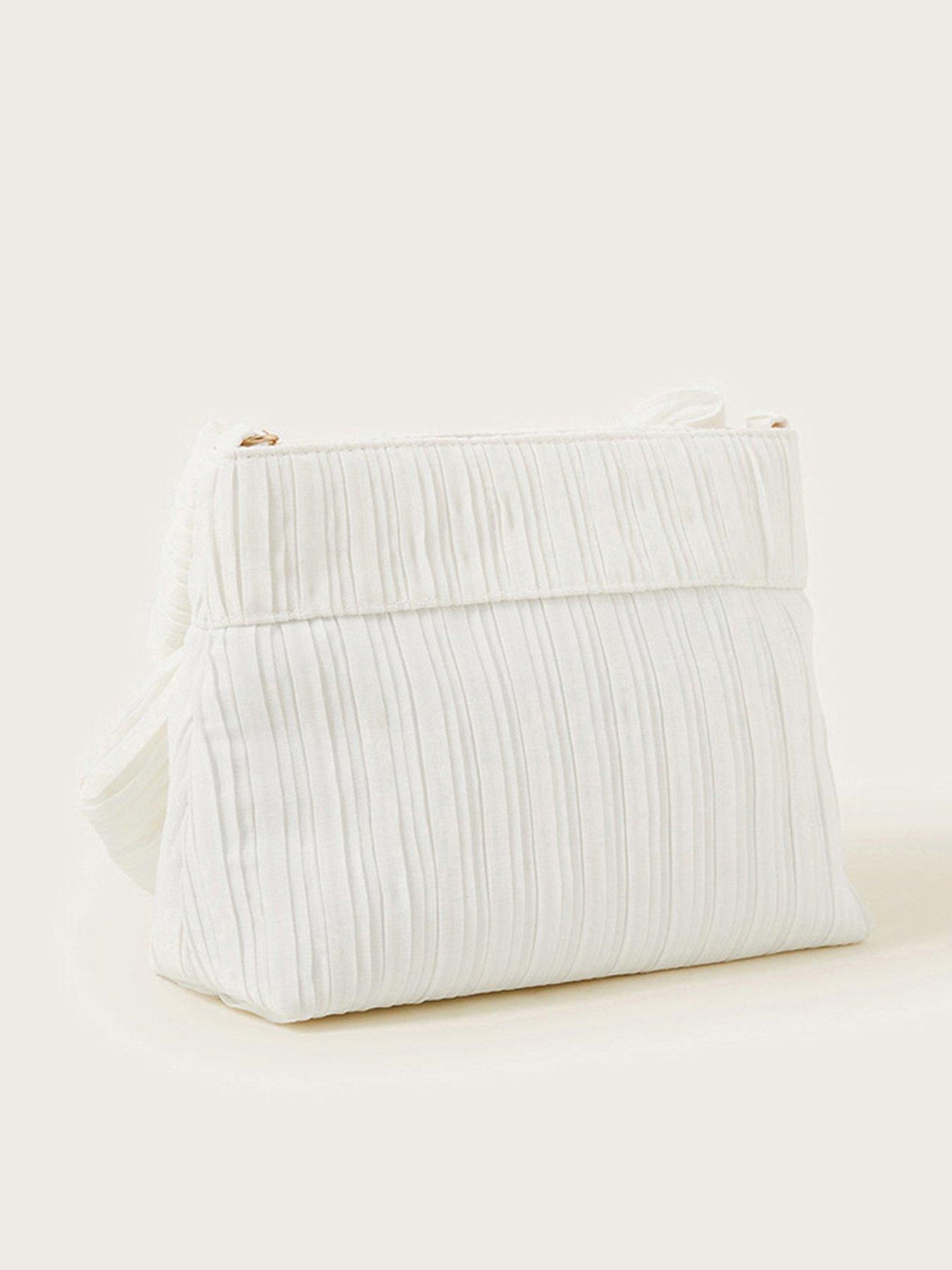 Image 3 of 4 of Monsoon Pleat Bow Bag - Rpt