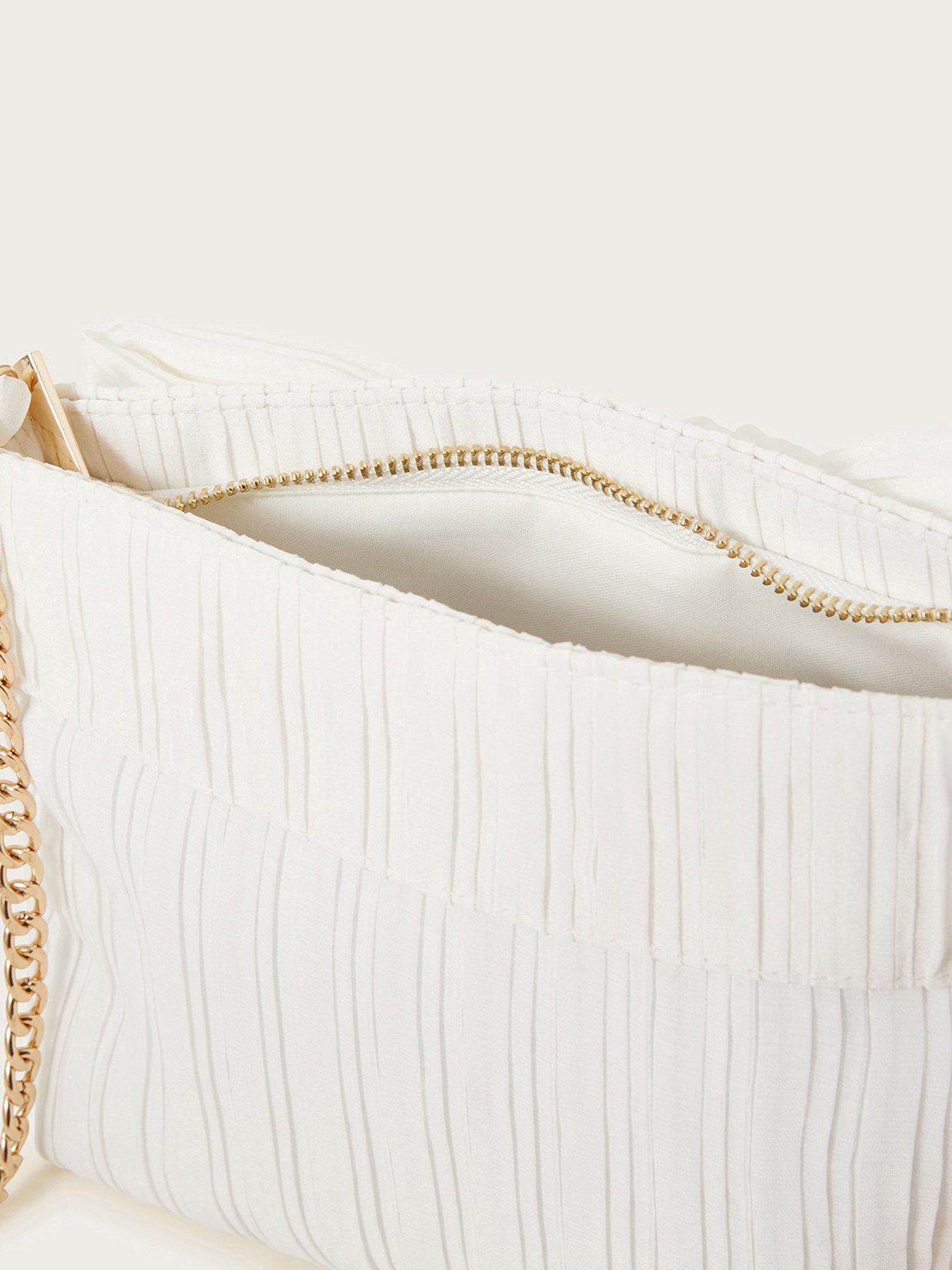Image 4 of 4 of Monsoon Pleat Bow Bag - Rpt