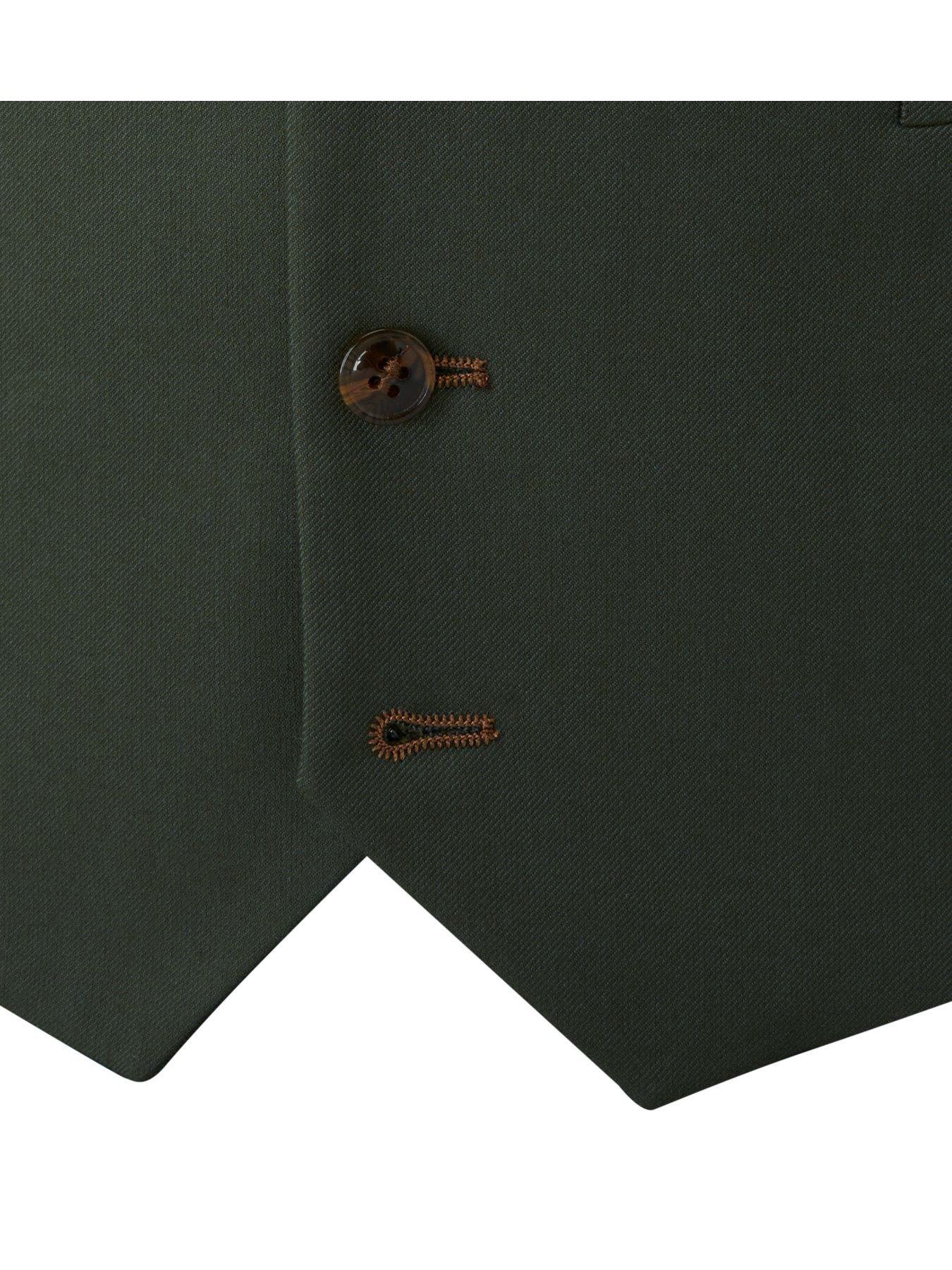  image of skopes-harvey-standard-waistcoat-dark-green
