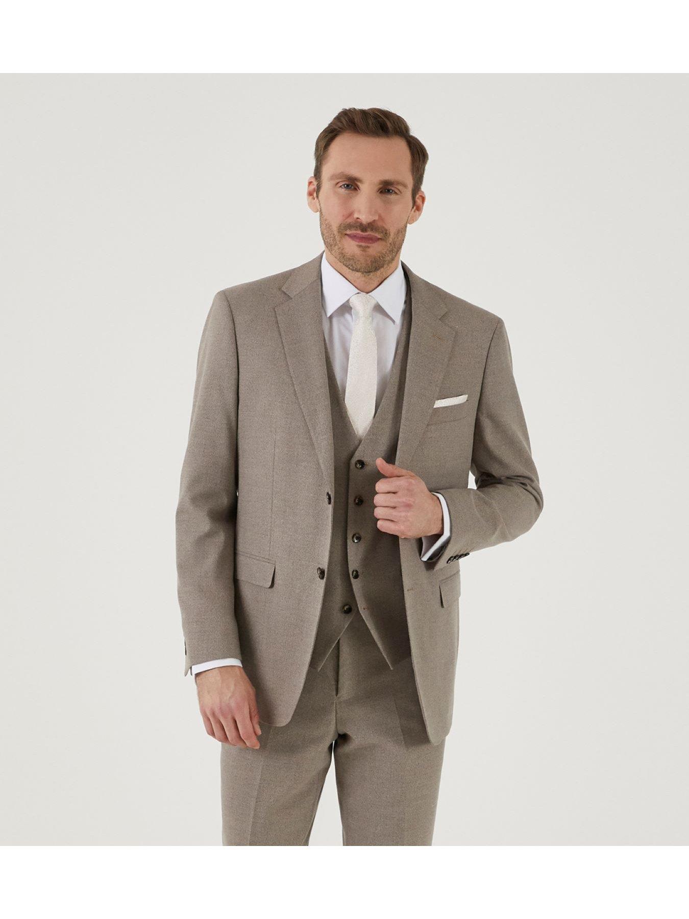 undefined Jodrell Tailored Suit Jacket - Beige