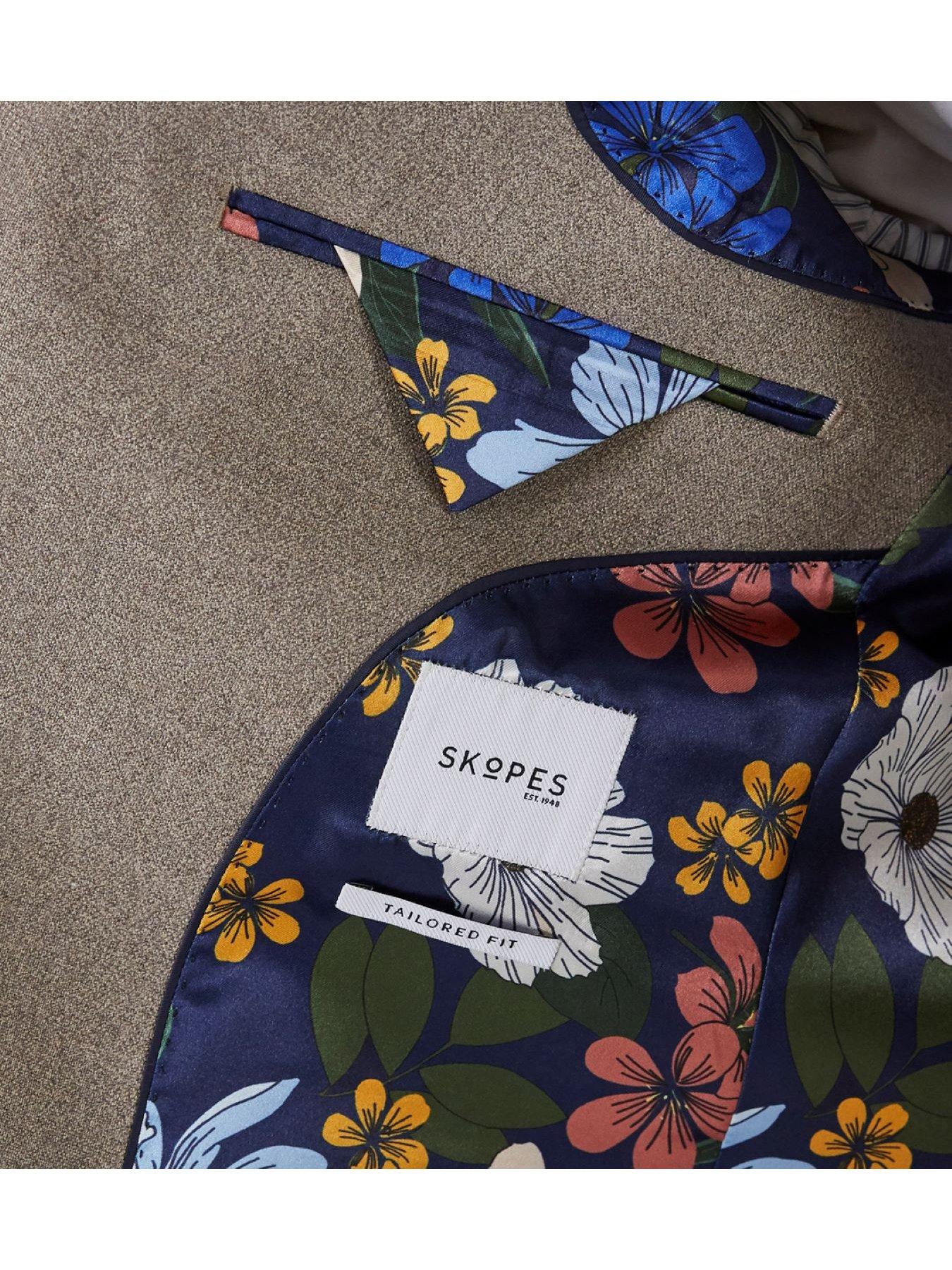  image of skopes-jodrell-tailored-suit-jacket-beige