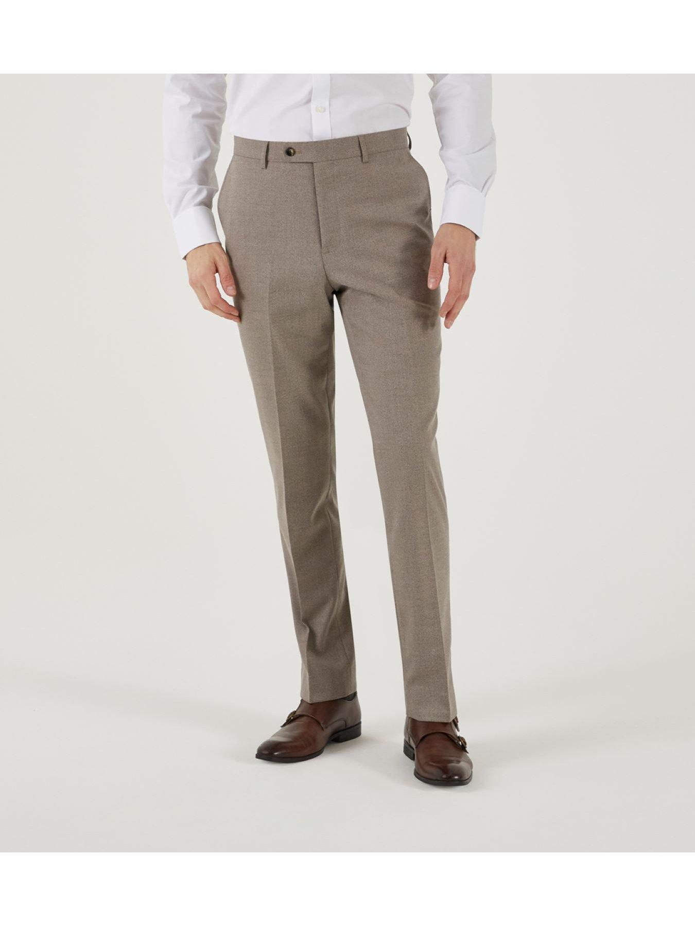 undefined Jodrell Tailored Suit Trousers - Beige